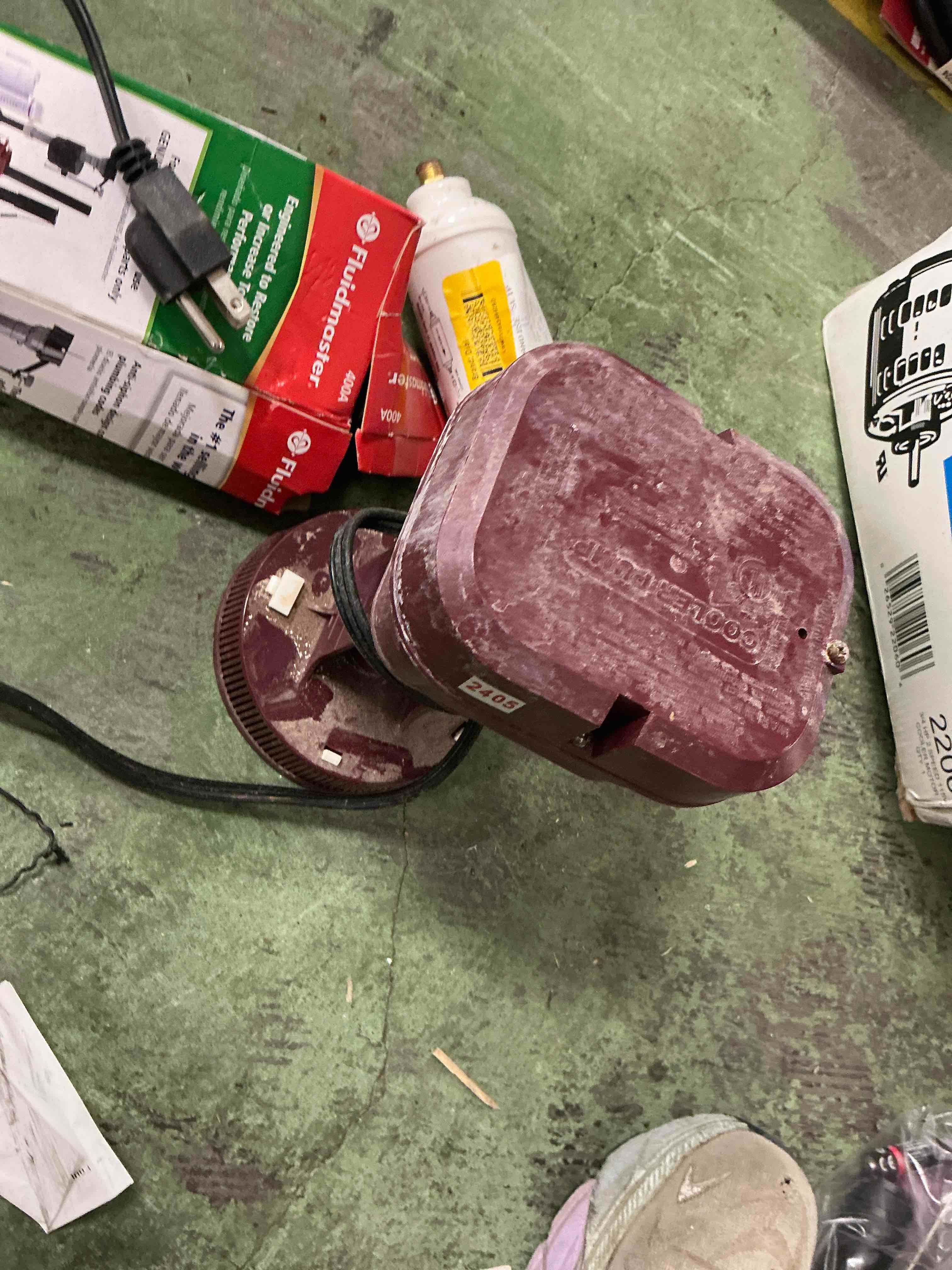 Condition photo showing As Is for dial pump