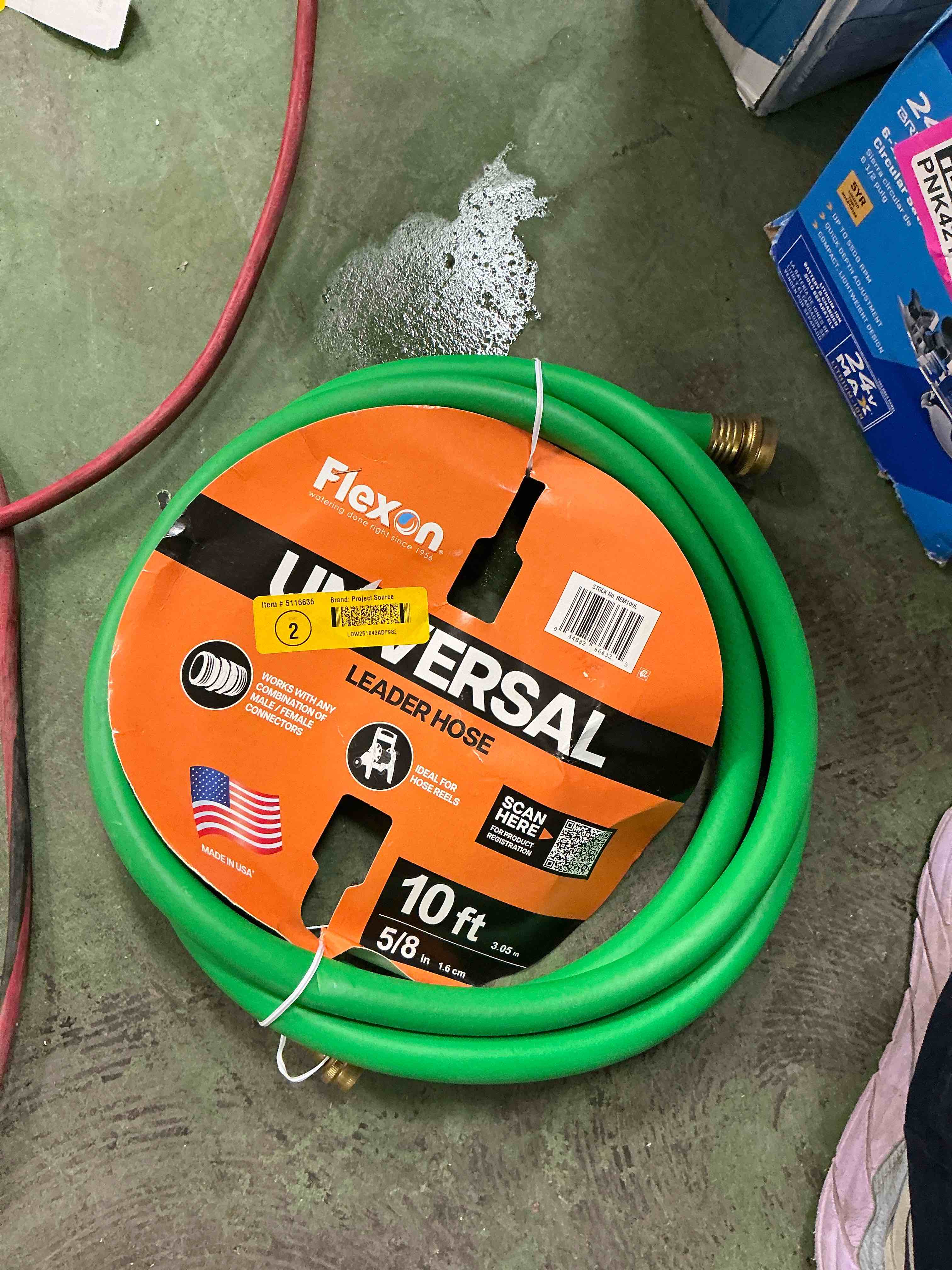 Condition photo showing Good Condition for project source rem10ul 5/8-in x 10-ft light -duty plastic green leader hose