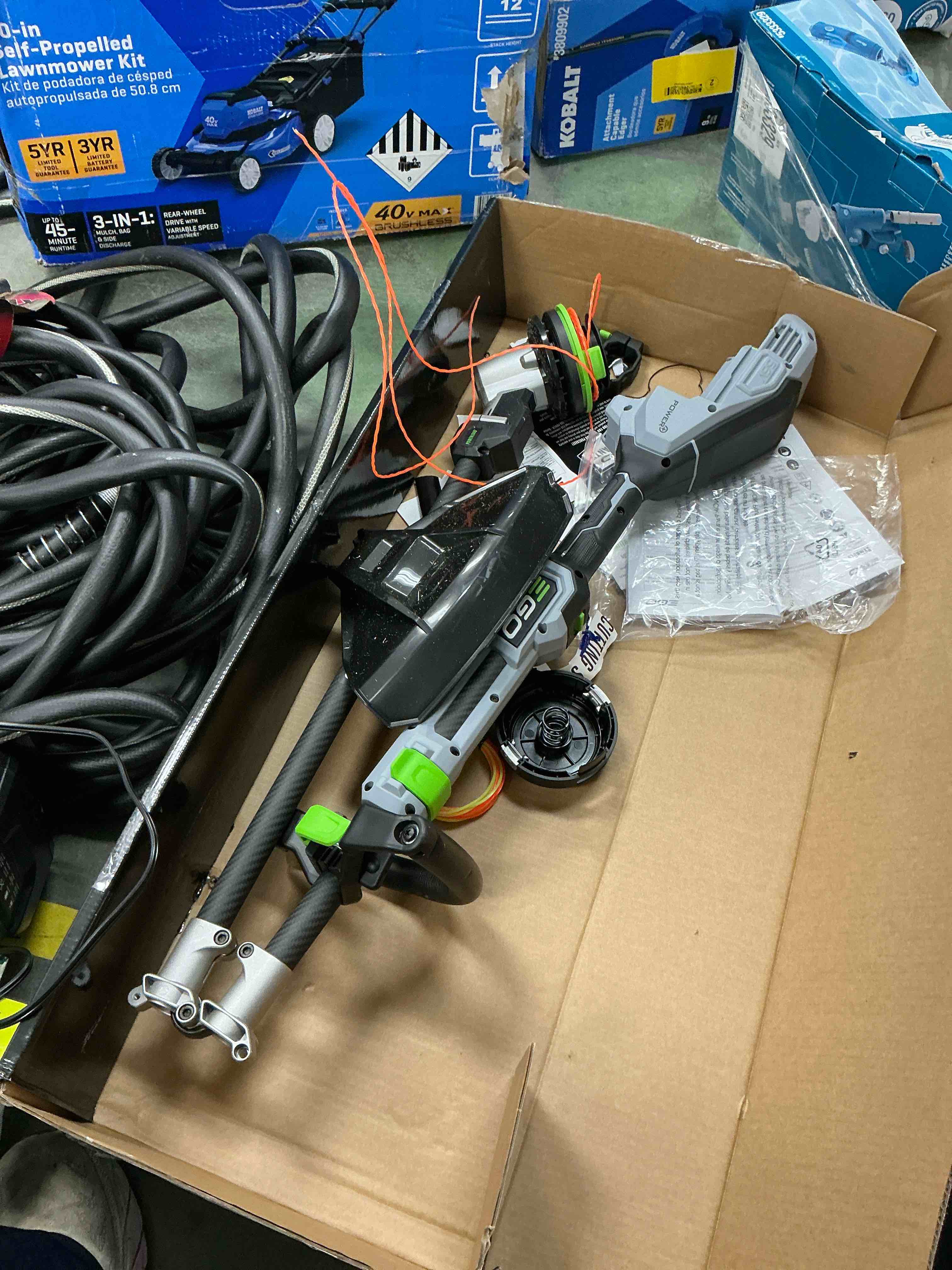 Condition photo showing Good Condition for ego power+ powerload with carbon fiber shaft 56-volt 16-in telescopic shaft battery string trimmer-tool only