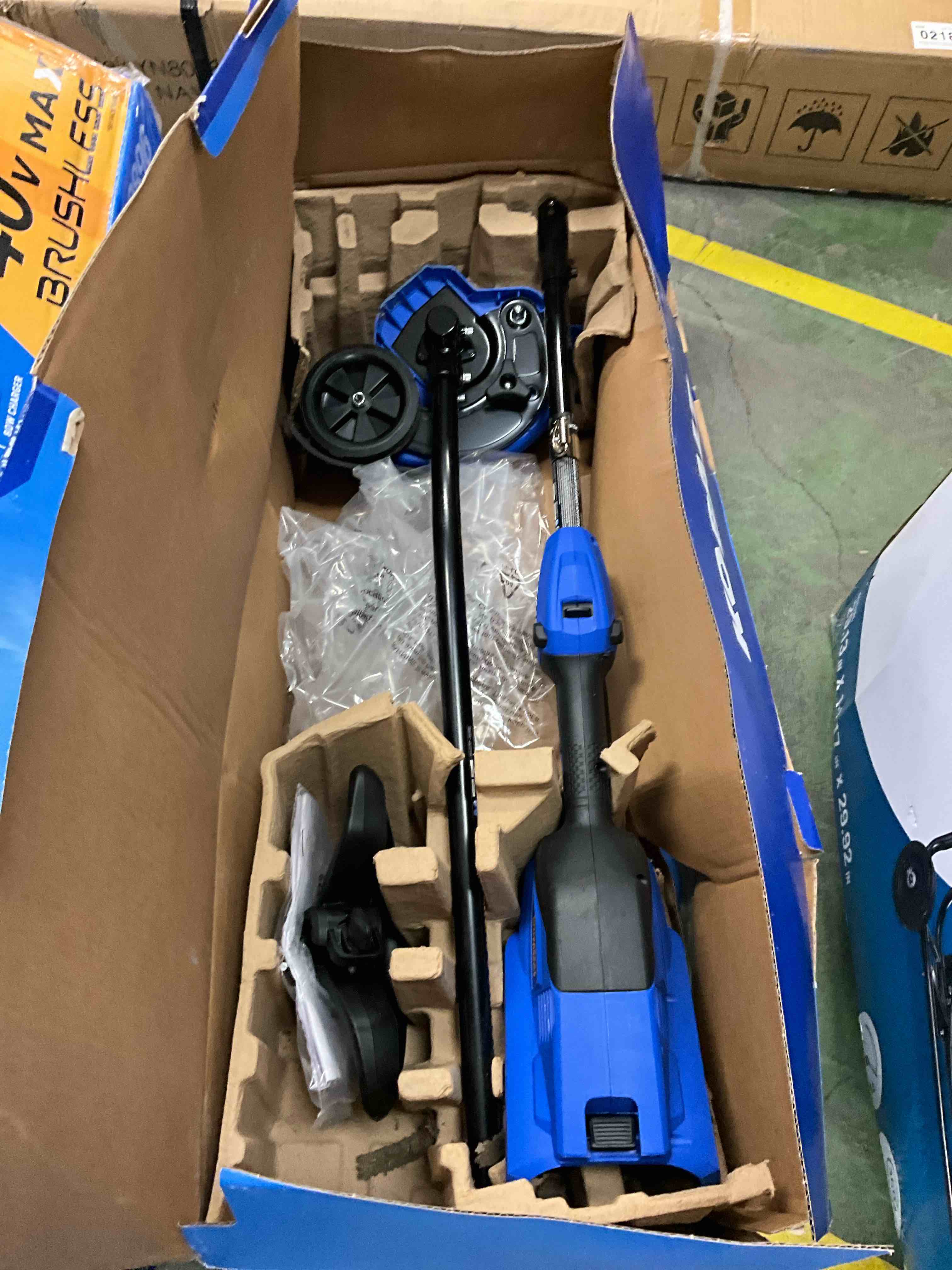 Condition photo showing Good Condition for kobalt 40-volt 40-volt 9-in handheld attachment capable battery lawn edger