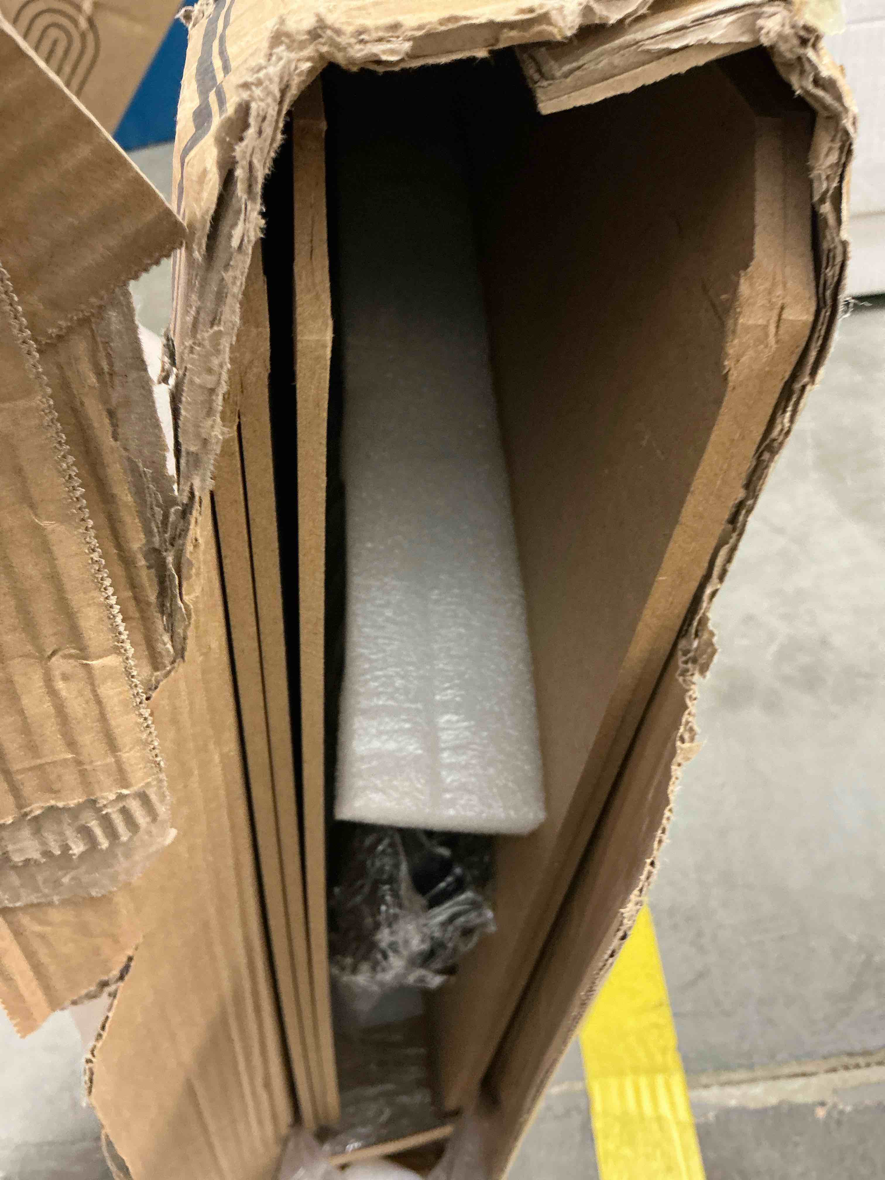 Condition photo showing Good Condition for ktaxon 5 tier 48" w shelving rack for garage & industrial heavy duty, 2700lbs adjustable metal tough shelves gloved rubber hammer, 48" w x 72" h x 18" d