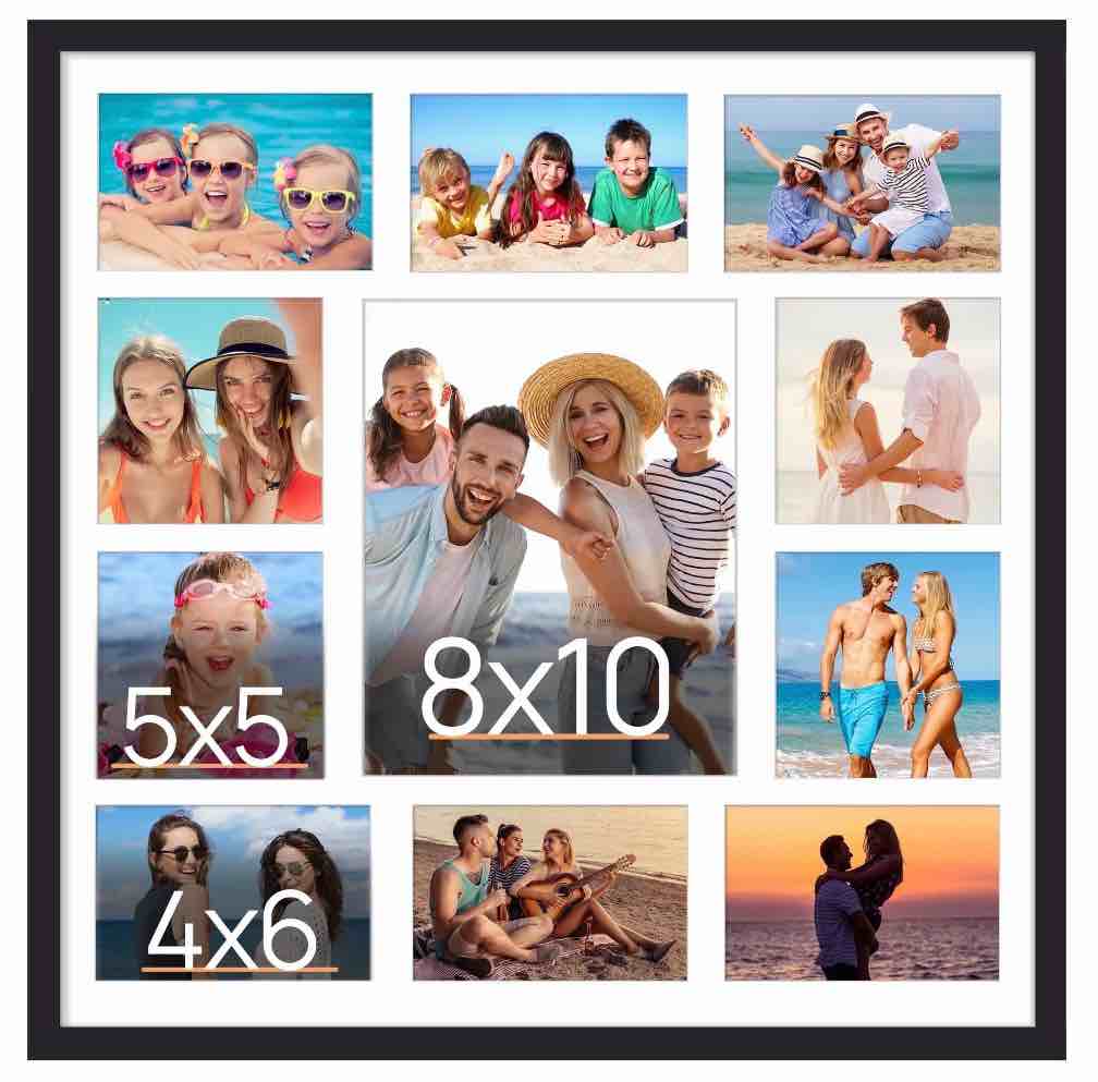20x20 sindcom collage picture frame  black