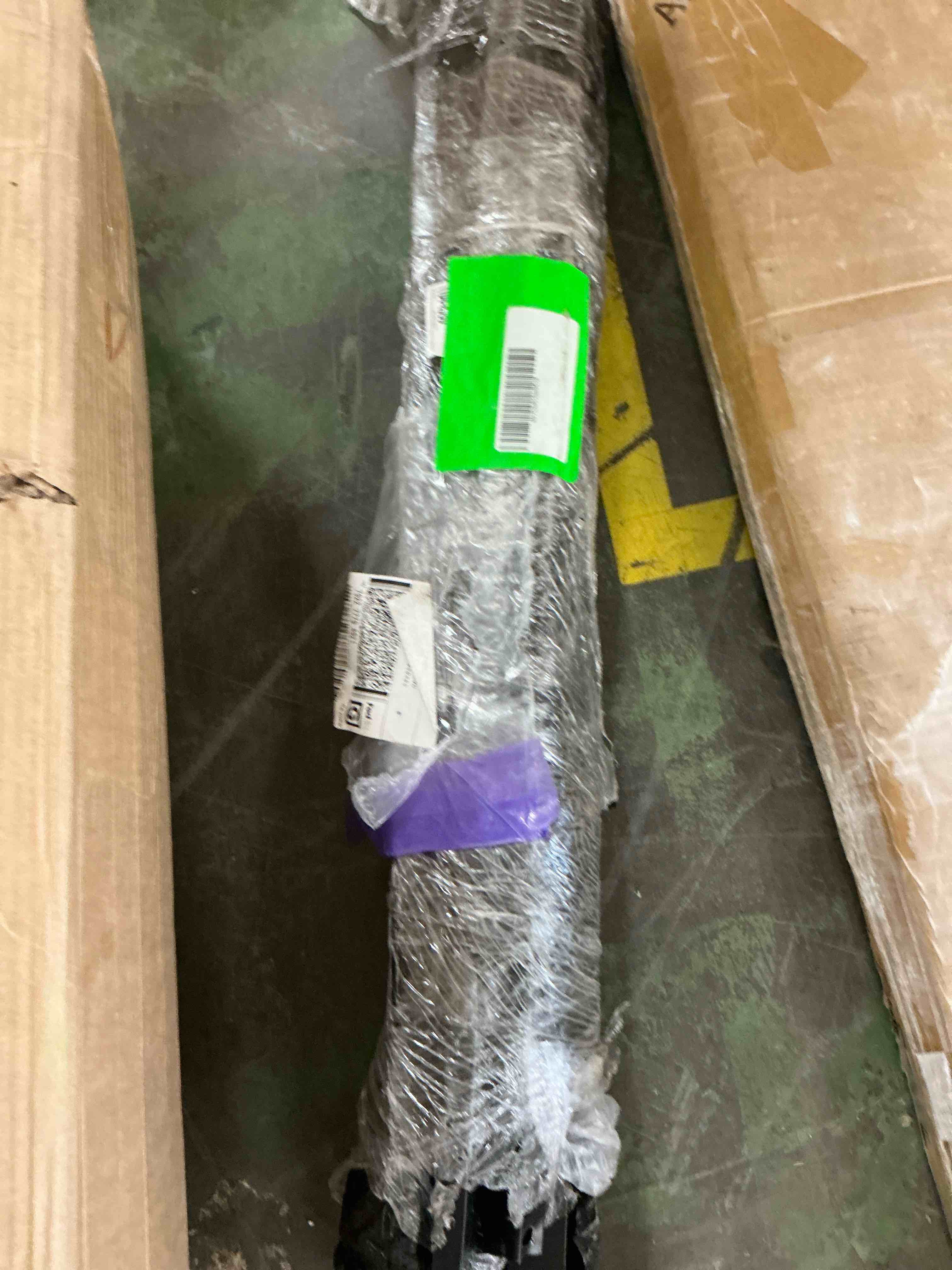 Condition photo showing As Is for roomdiary 18 inch twin xl bed frame no box spring needed, heavy duty metal platform, easy assembly, noise free, black