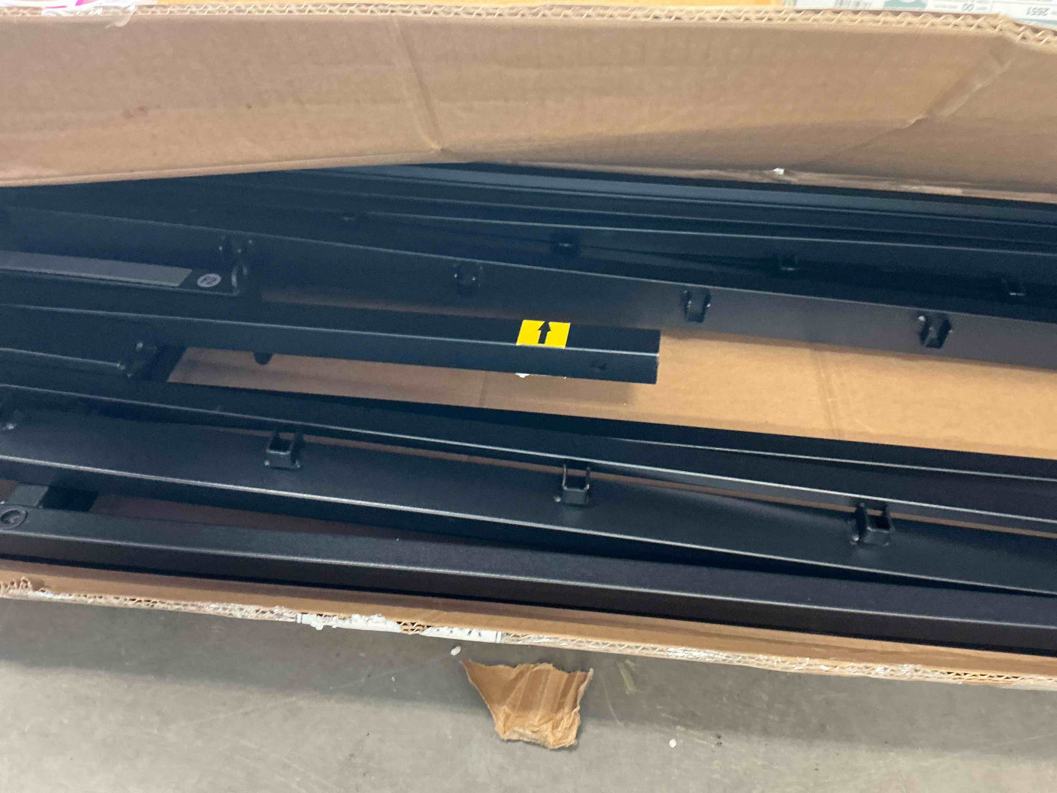 Condition photo showing Good Condition for amolife king size metal bed frame with 14  under bed storage  black