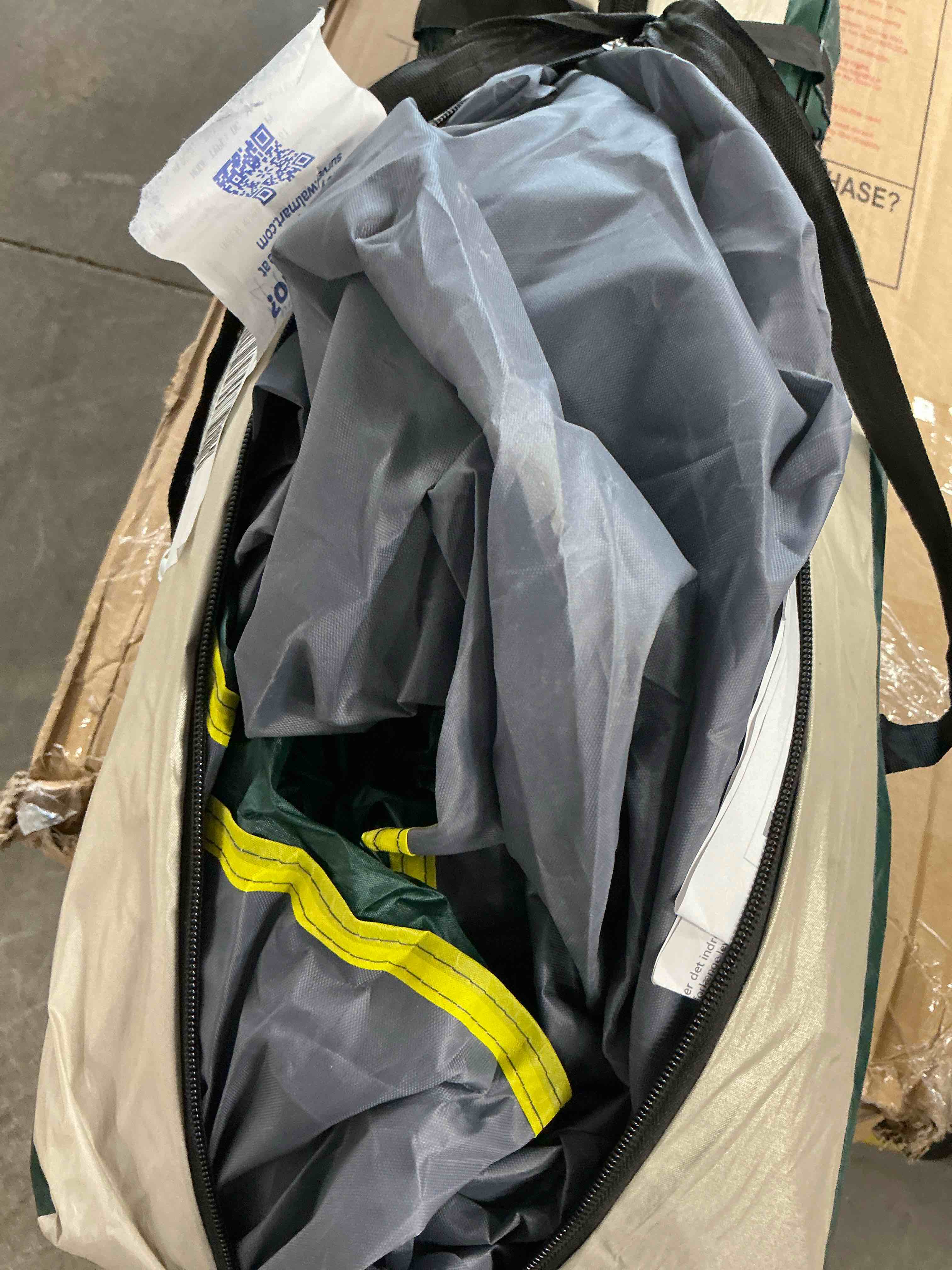 Condition photo showing New/Like New for kaqinu 4-person camping tent auto setup pop up tent waterproof huge door & windows for camping hiking travel