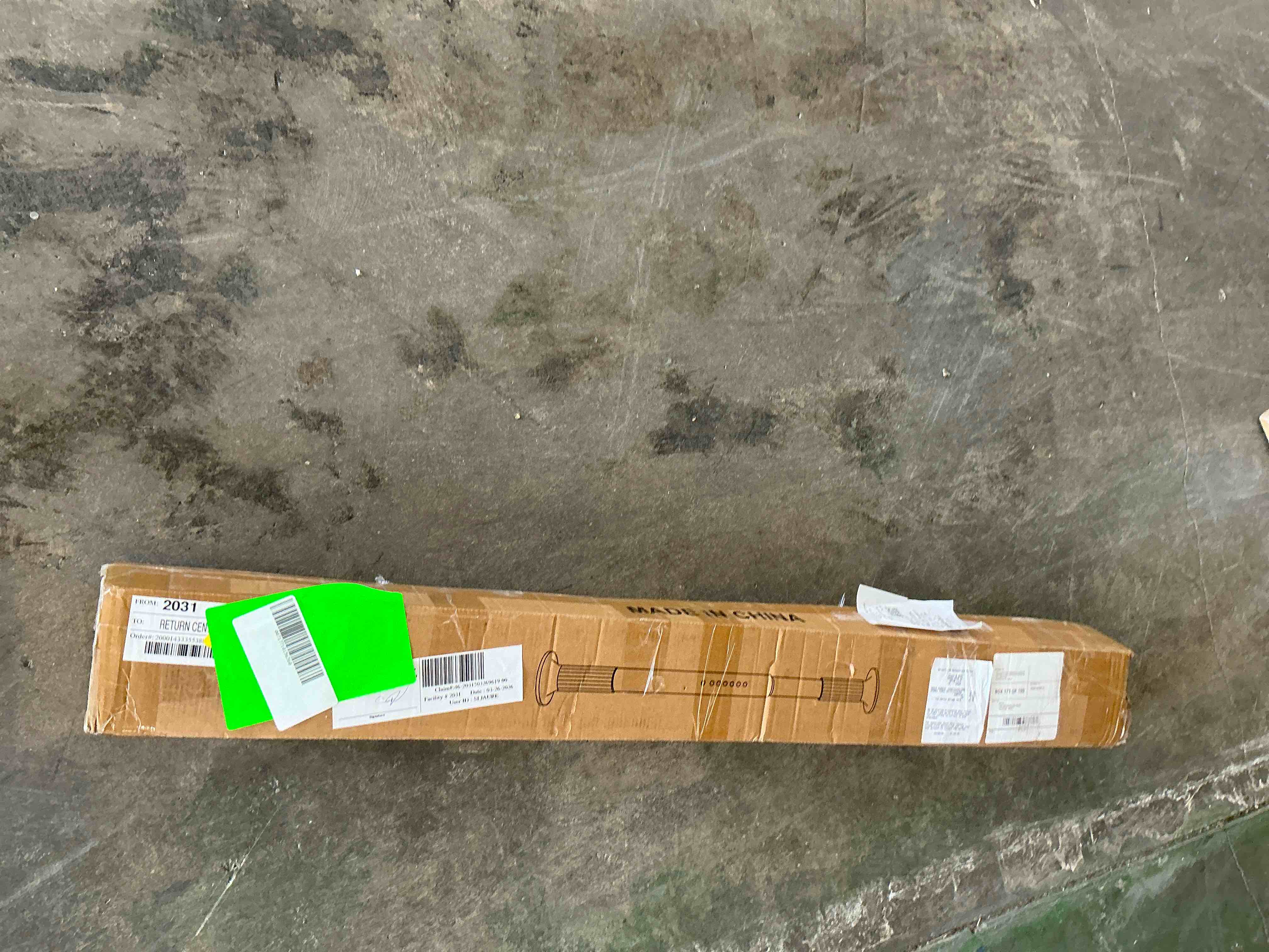 Condition photo showing Good Condition for spokki tension curtain rod, 51-148 inches adjustable closet tension rod rust-free no drilling shower curtain rod, anti-slip spring steel rod for bathroom matte white