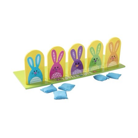 Condition photo showing New/Like New for easter bunny bean bag toss game  toys  easter  6 pieces