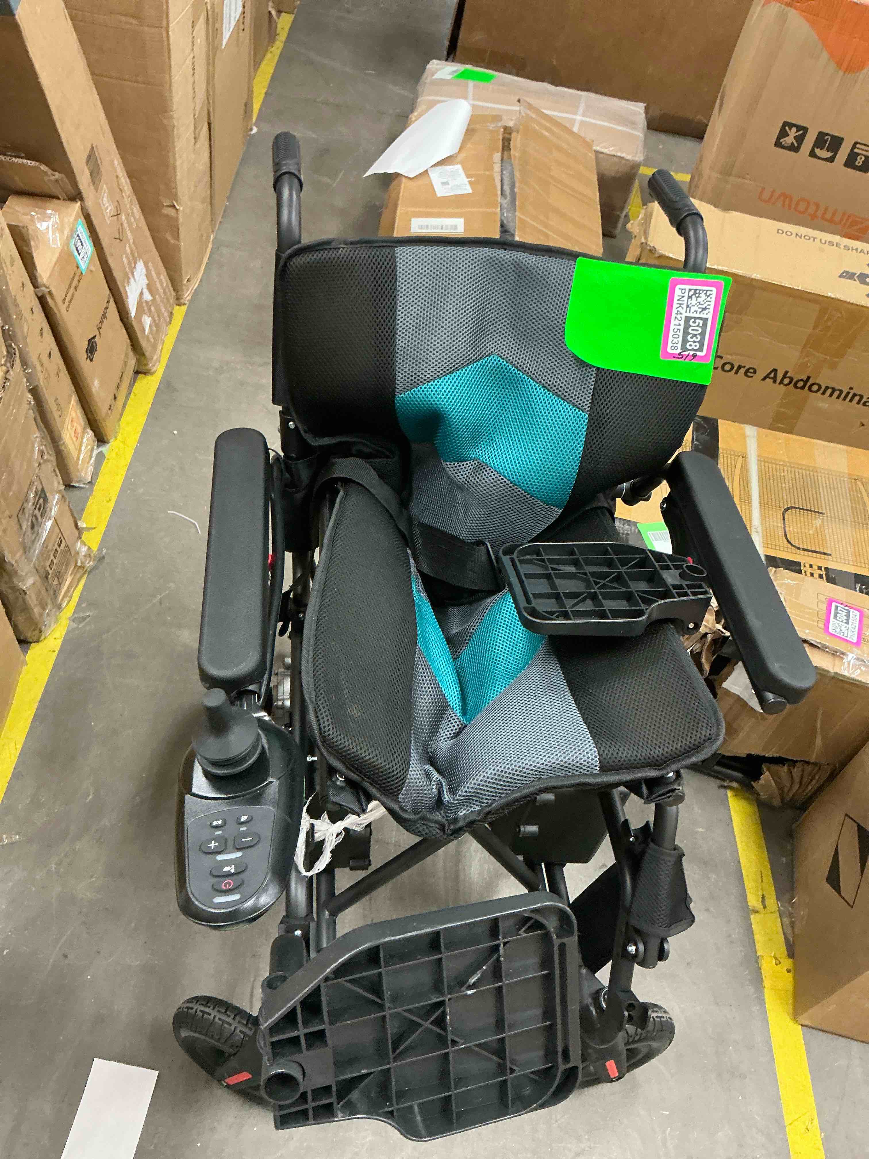 Condition photo showing Good Condition for electric wheelchair, 20+ miles long-range (350lbs) lightweight portable electric wheelchair for adults, smart motorized mobility scooter with 360° joystick, 8-yeas warranty
