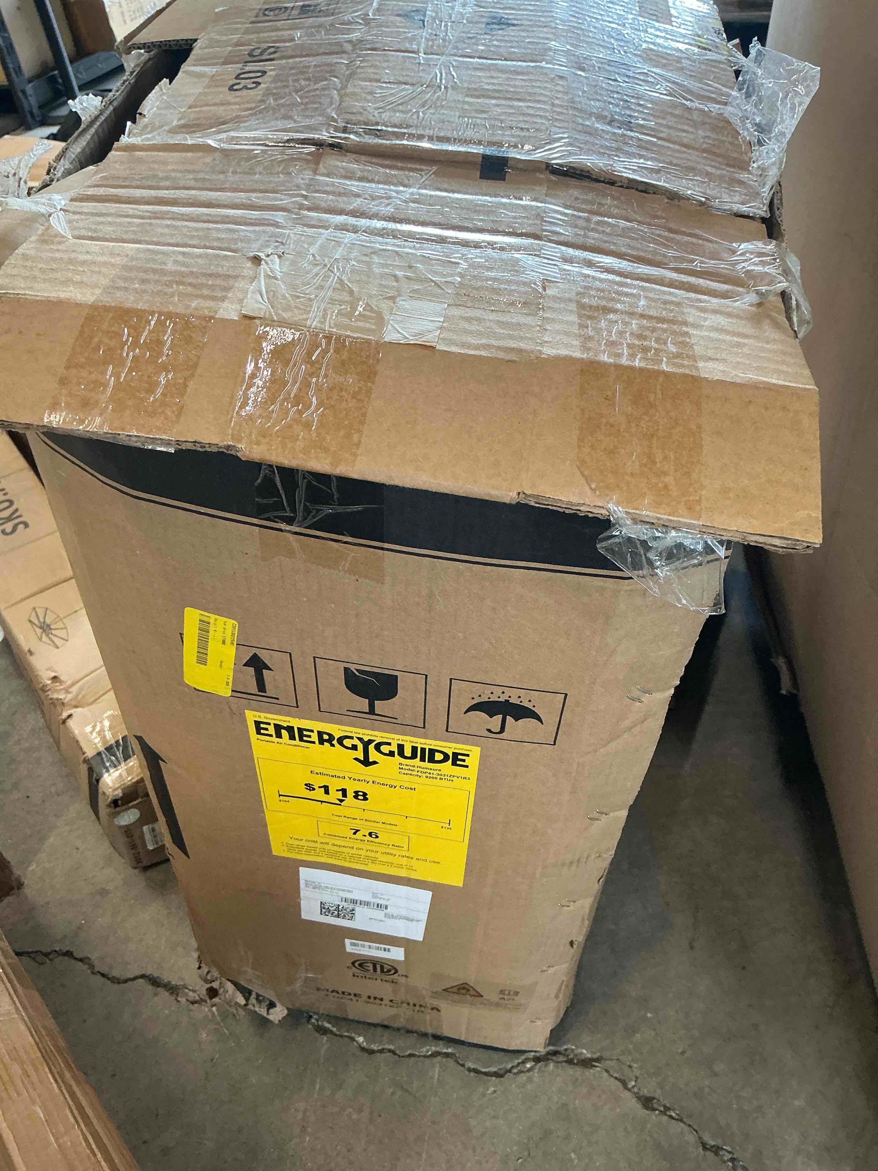 Condition photo showing Good Condition for humsure portable air conditioner 14000 btu ,suitable for 420 sq ft of rooms, floor standing air conditioning ac unit with remote control and installation kit, 5-in-1 function