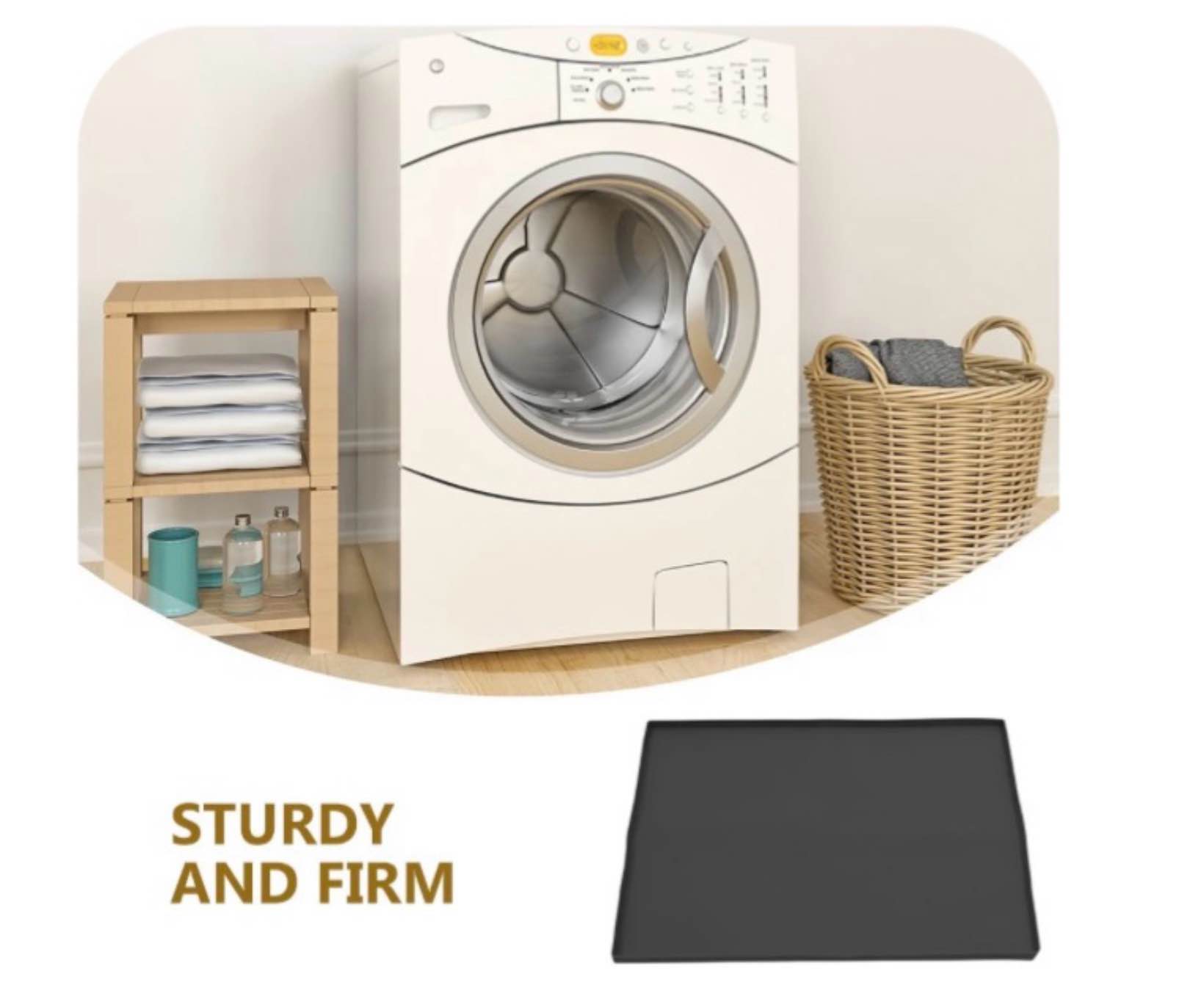 washer top organizer dust cover protector laundry room washer dryer top cover laundry room accessory silicone mat for top of washer and dryer