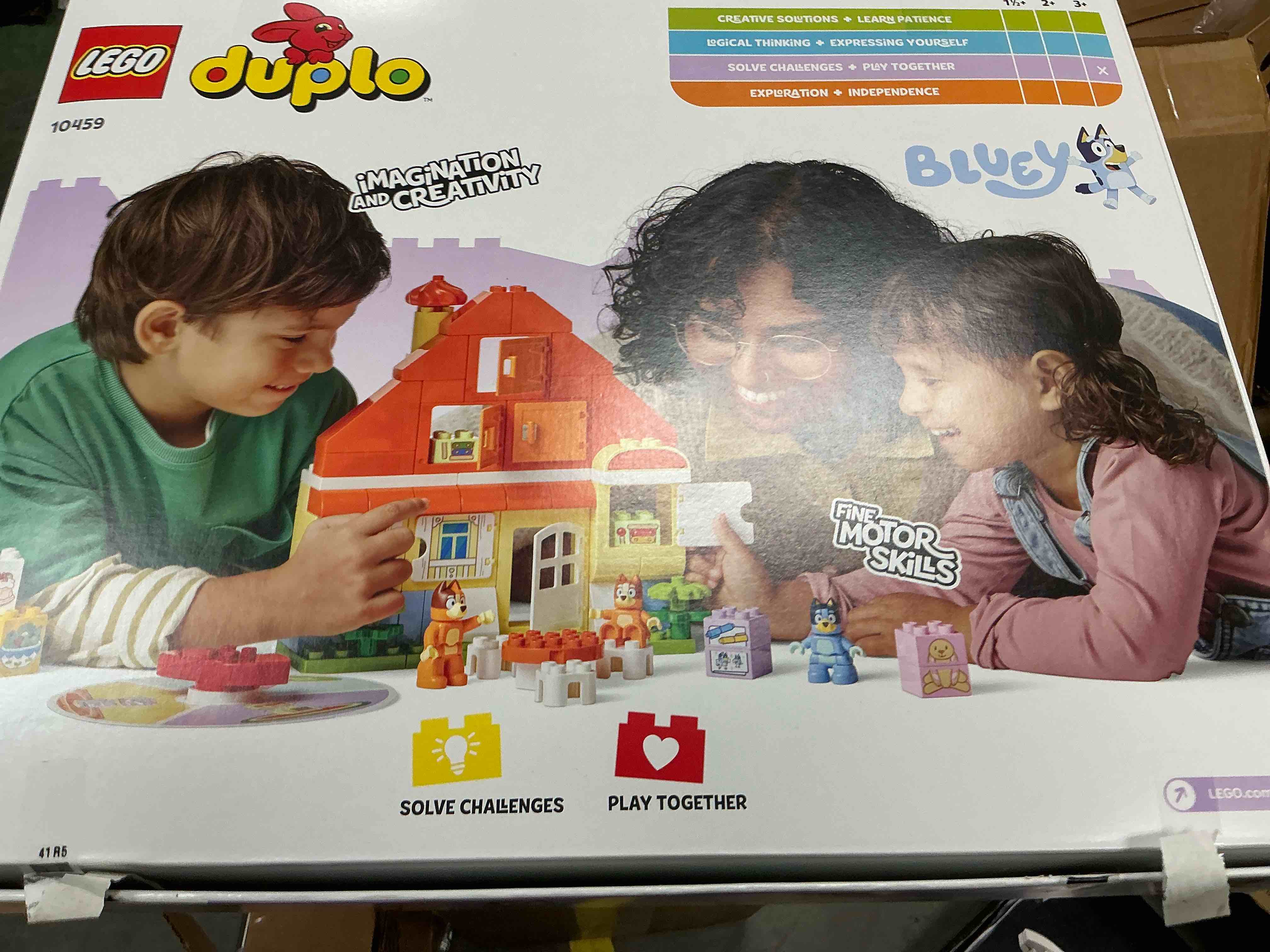 Condition photo showing Good Condition for lego duplo bluey: bluey’s family house with memory game - toddler toy for kids ages 3+ - memory game playset includes bluey figure - preschool toy gift idea for 3 year old girls and boys - 10459