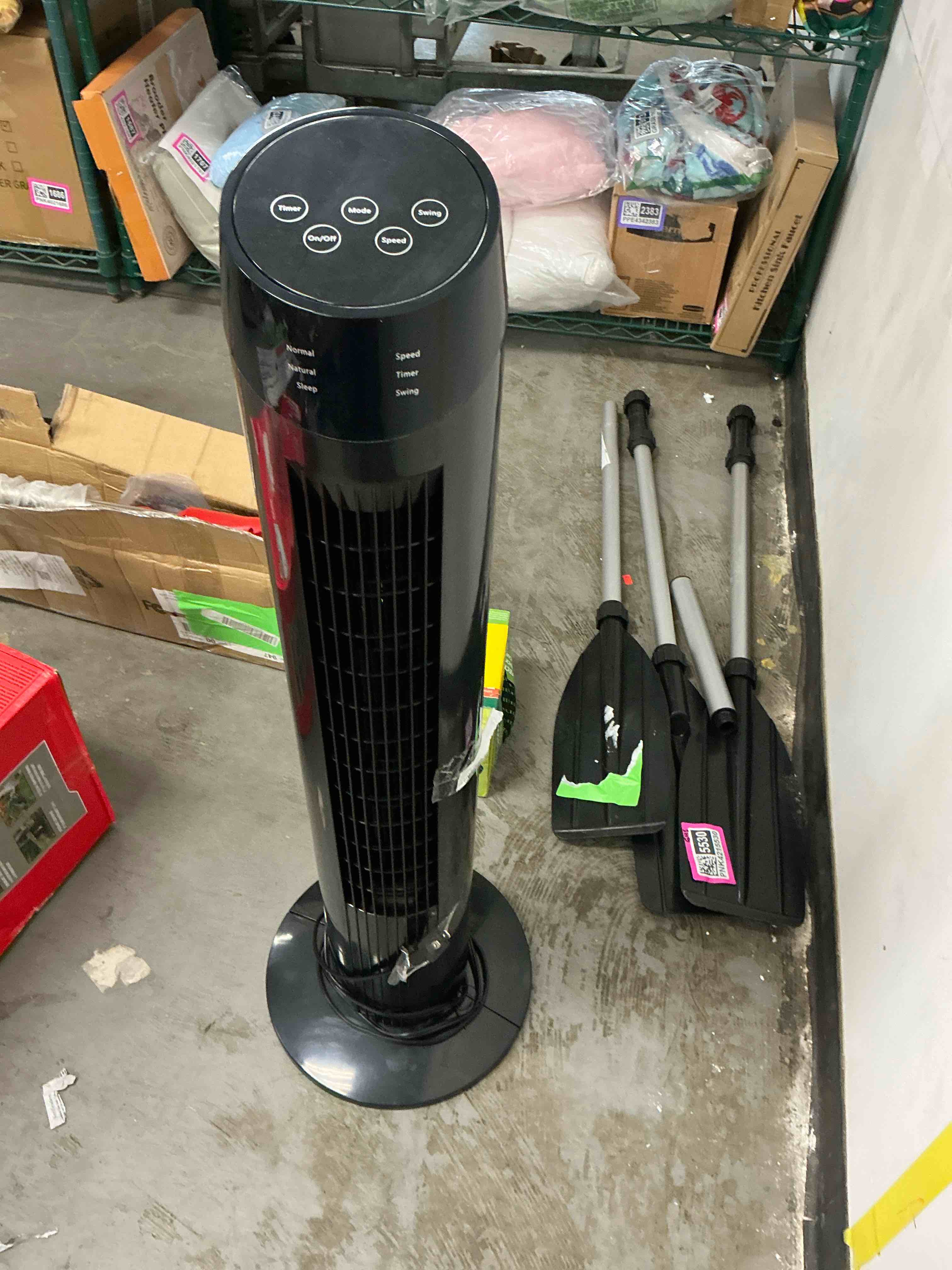 Condition photo showing Good Condition for szrsth tower fan 36 oscillating standing floor cooling fans 3 speeds & modes 9h timer for home bedroom