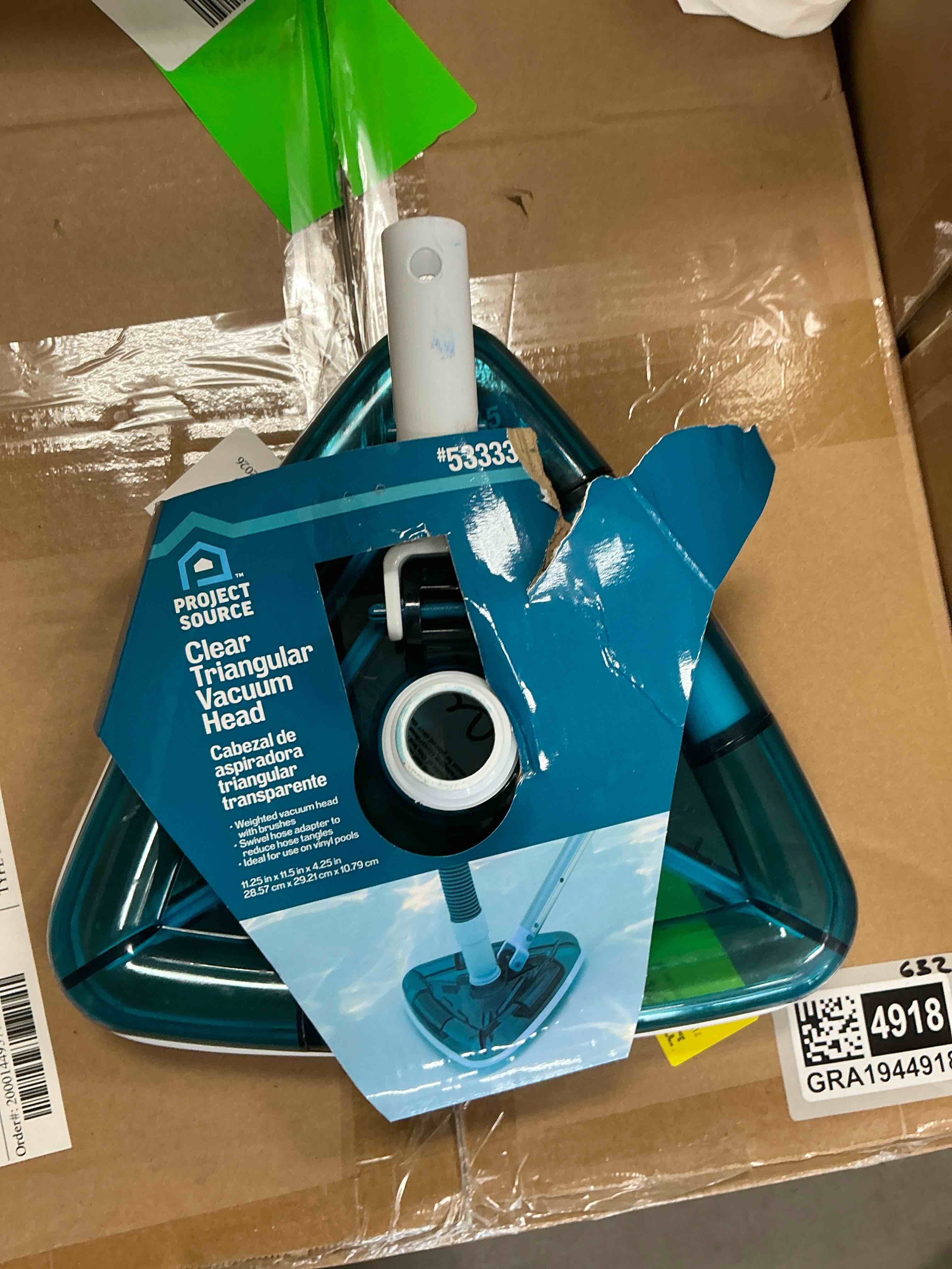 Condition photo showing Good Condition for project source 11 swivel -handle pool vacuum head