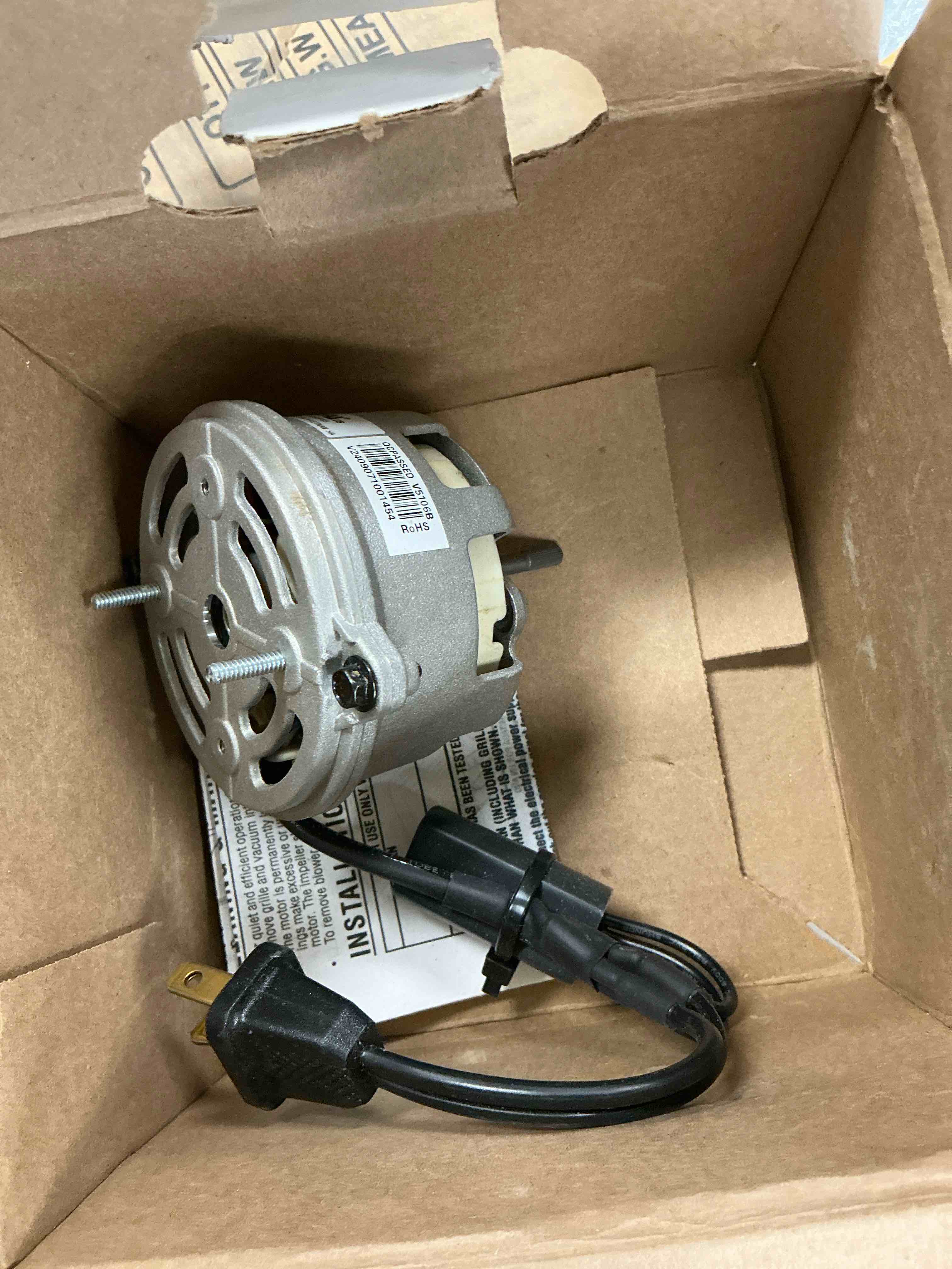 Condition photo showing Good Condition for broan-nutone metal replacement bath fan motor
