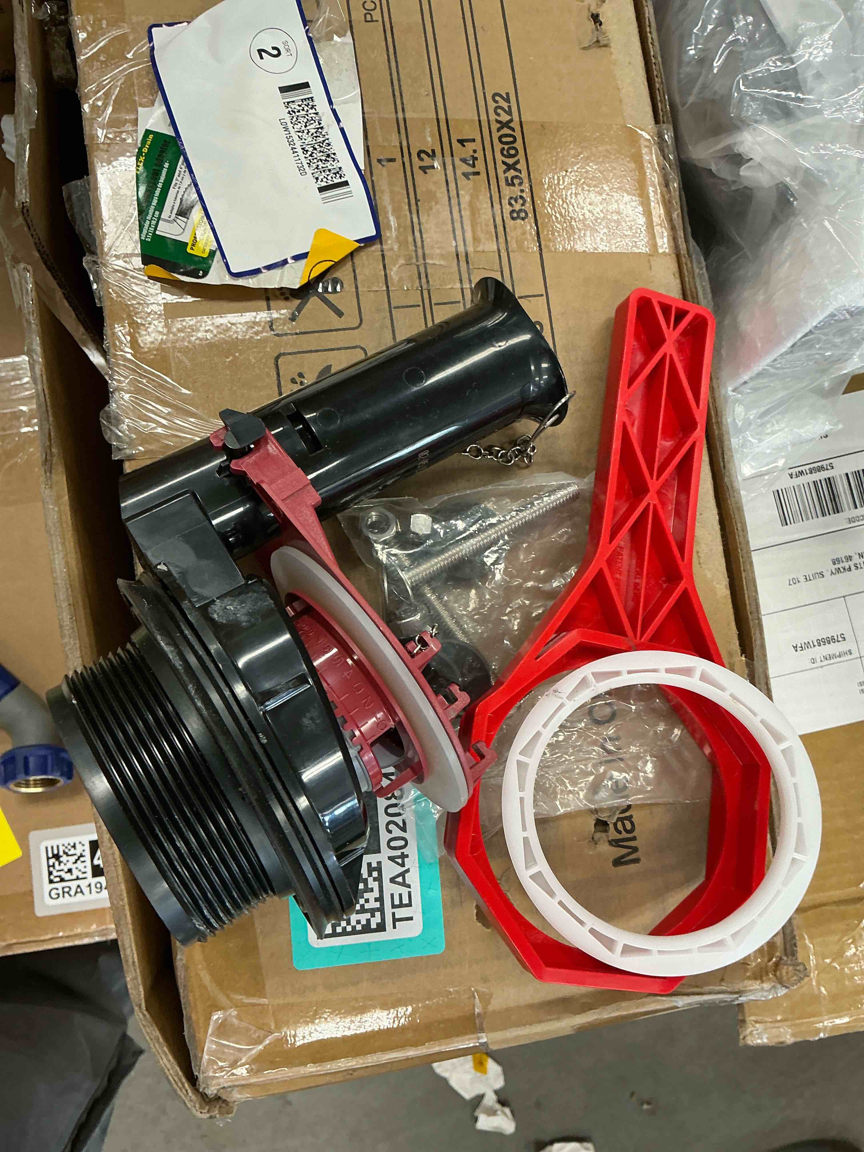 Condition photo showing Good Condition for fluidmaster 3.0-in black plastic flush valve repair kit for adjustable, toto, american standard