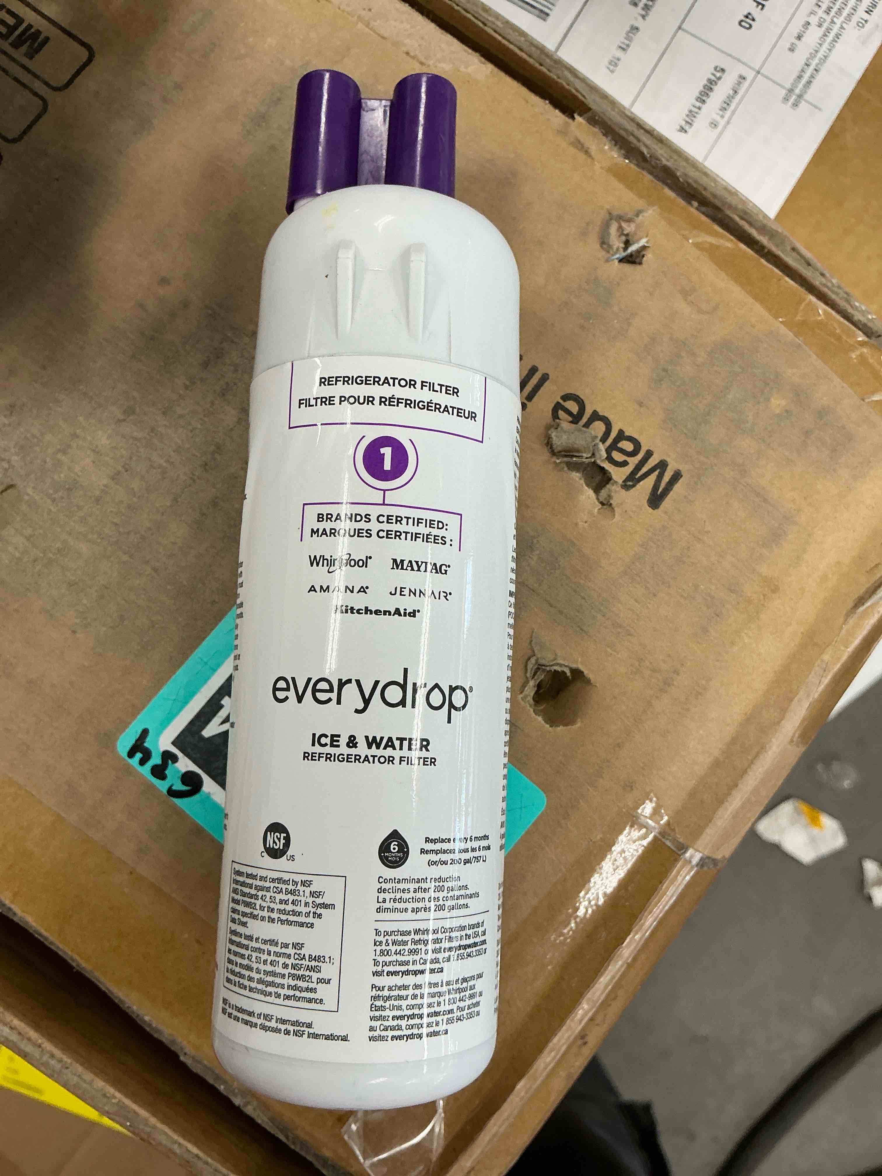 Condition photo showing Good Condition for whirlpool - everydrop 1 ice and water filter - white