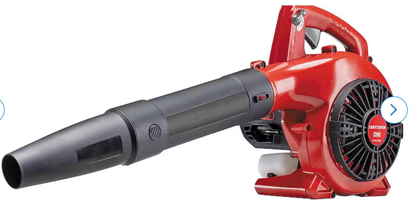 craftsman b2000 25-cc 2-cycle 410-cfm 180-mph gas handheld leaf blower
