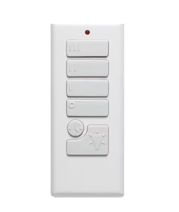 Condition photo showing New/Like New for harbor breeze universal 4.72-in 3 -speed 3 -setting white plastic indoor/outdoor slope ceiling