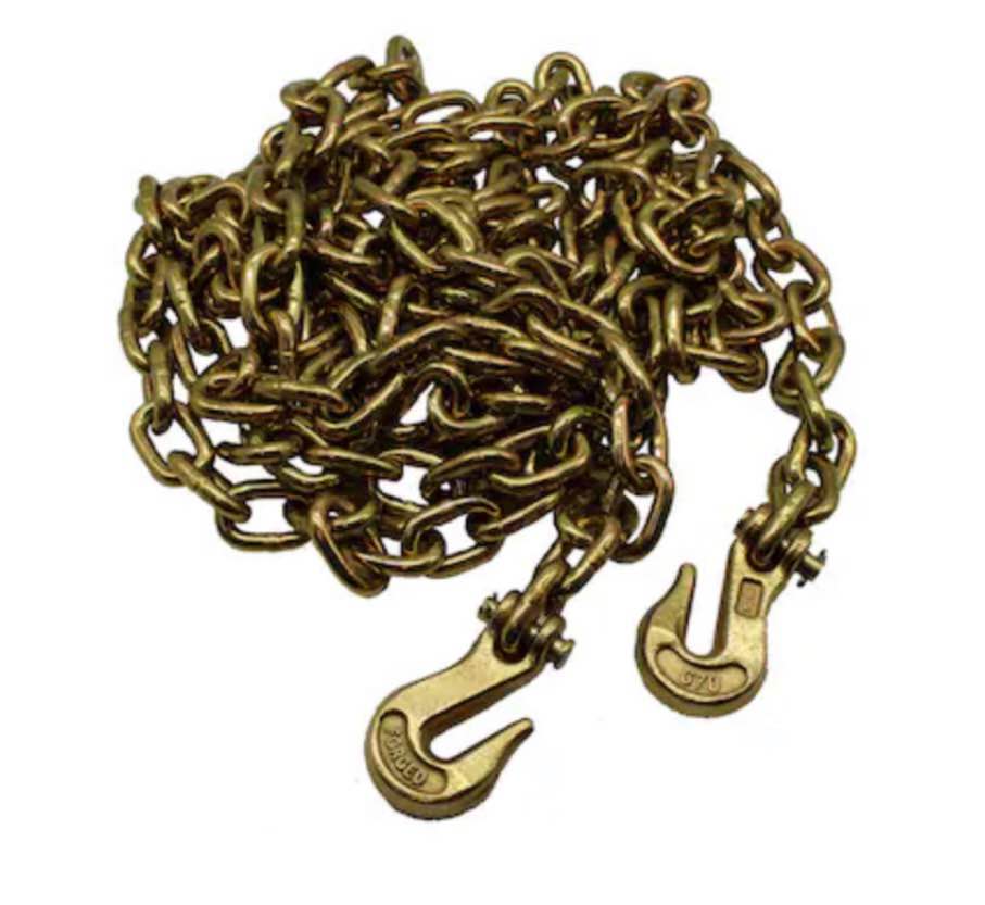 Condition photo showing Good Condition for grip-on tools 20-ft x 3/8-in welded gold steel chain (by-the-roll)