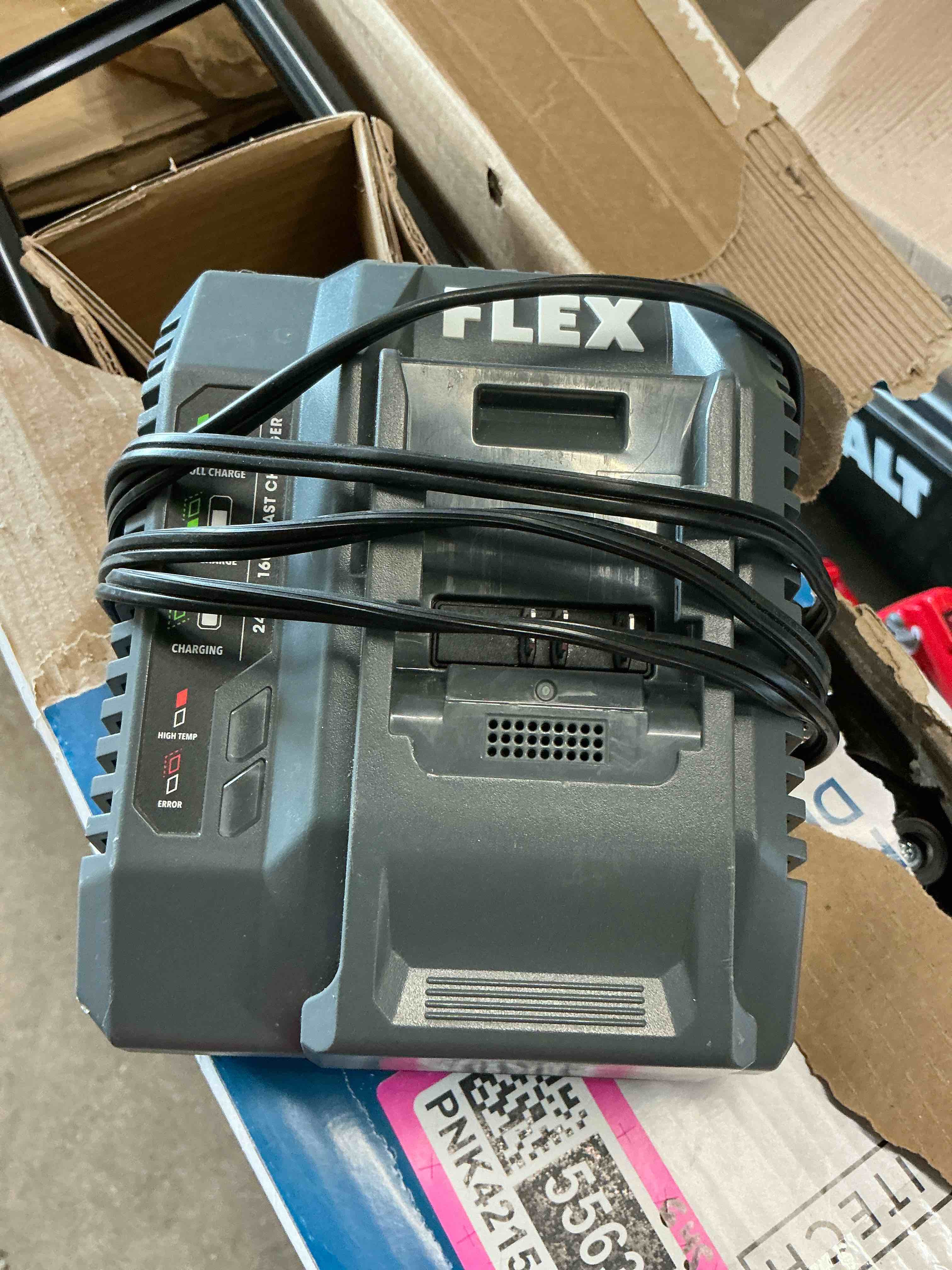 Condition photo showing Good Condition for 24v 160w fast charger 120v ~ 60hz 160w 20v flex