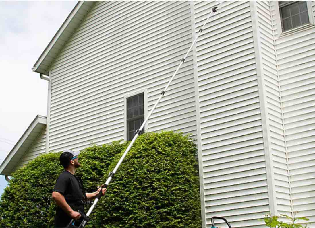 surfacemaxx 18-ft up to 4200-psi plastic pressure washer telescoping/extension wand