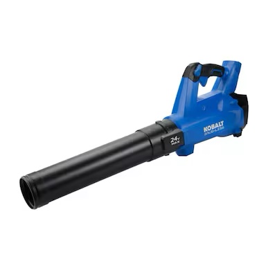 kobalt 24-volt 410-cfm 100-mph battery handheld leaf blower battery not included charger not included