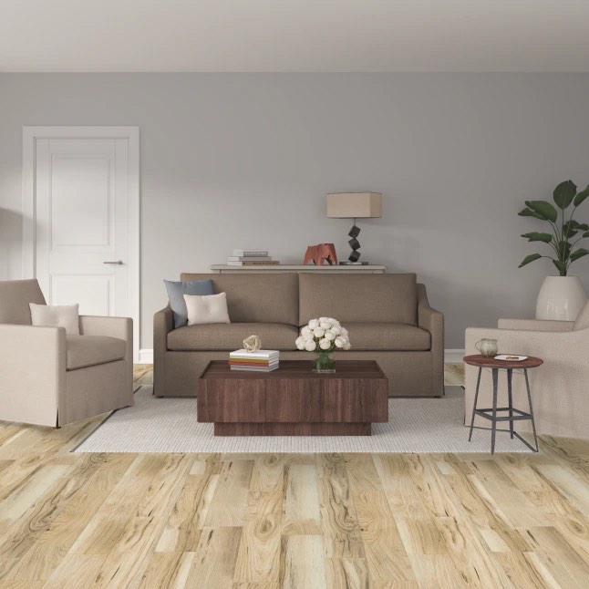 Style Selections Hennigan Hickory 7-mm T x 7-in W x 50-in L Laminate Wood Flooring ( 26.8-sq ft / Carton ) 