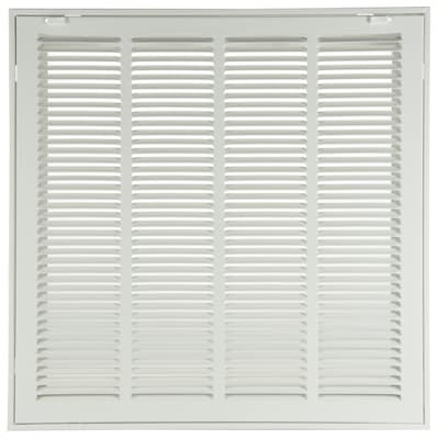 reliabilt 20-in x 20-in steel white sidewall/ceiling filter grille