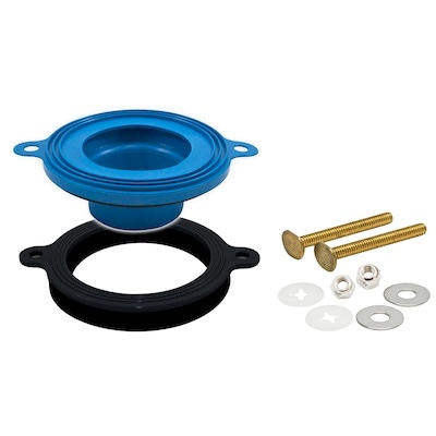 fluidmaster better than wax 5.5-in blue rubber toilet gasket