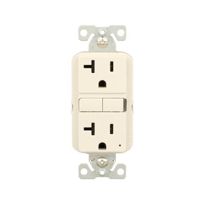 eaton 20 -amp 125-volt tamper resistant gfci residential decorator outlet receptacles