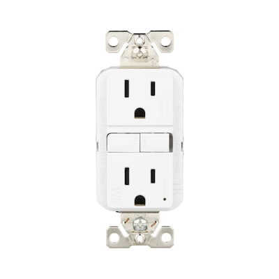 eaton 15 -amp 125-volt tamper resistant weather resistant gfci residential decorator outlet receptacles , white