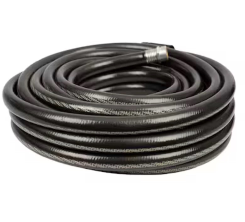 NeverKink Teknor Apex 5/8-in x 50-ft Heavy -Duty Kink Free Vinyl Gray Coiled Hose