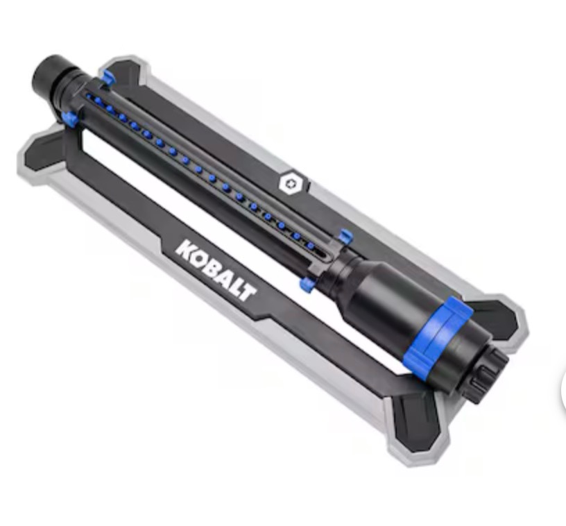Kobalt Lawn Sprinkler 4000-sq ft Oscillating Lawn Sprinkler