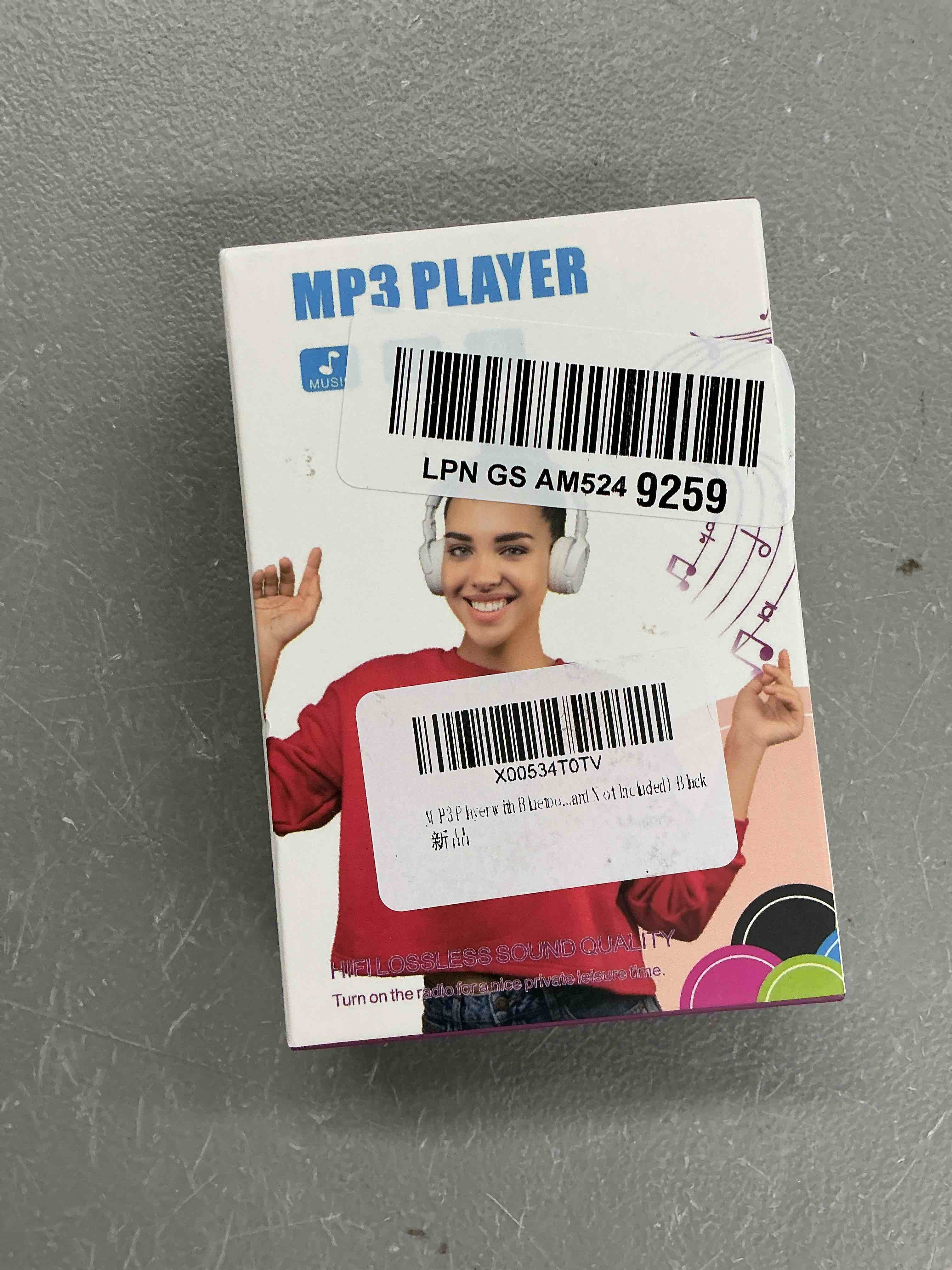 Condition photo showing New/Like New for 128gb mp3 player with bluetooth, portable music player with built-in speaker, enjoying your digital music and audiobooks anytime,includes fm radio,recorder,e-book,and comes with earphones