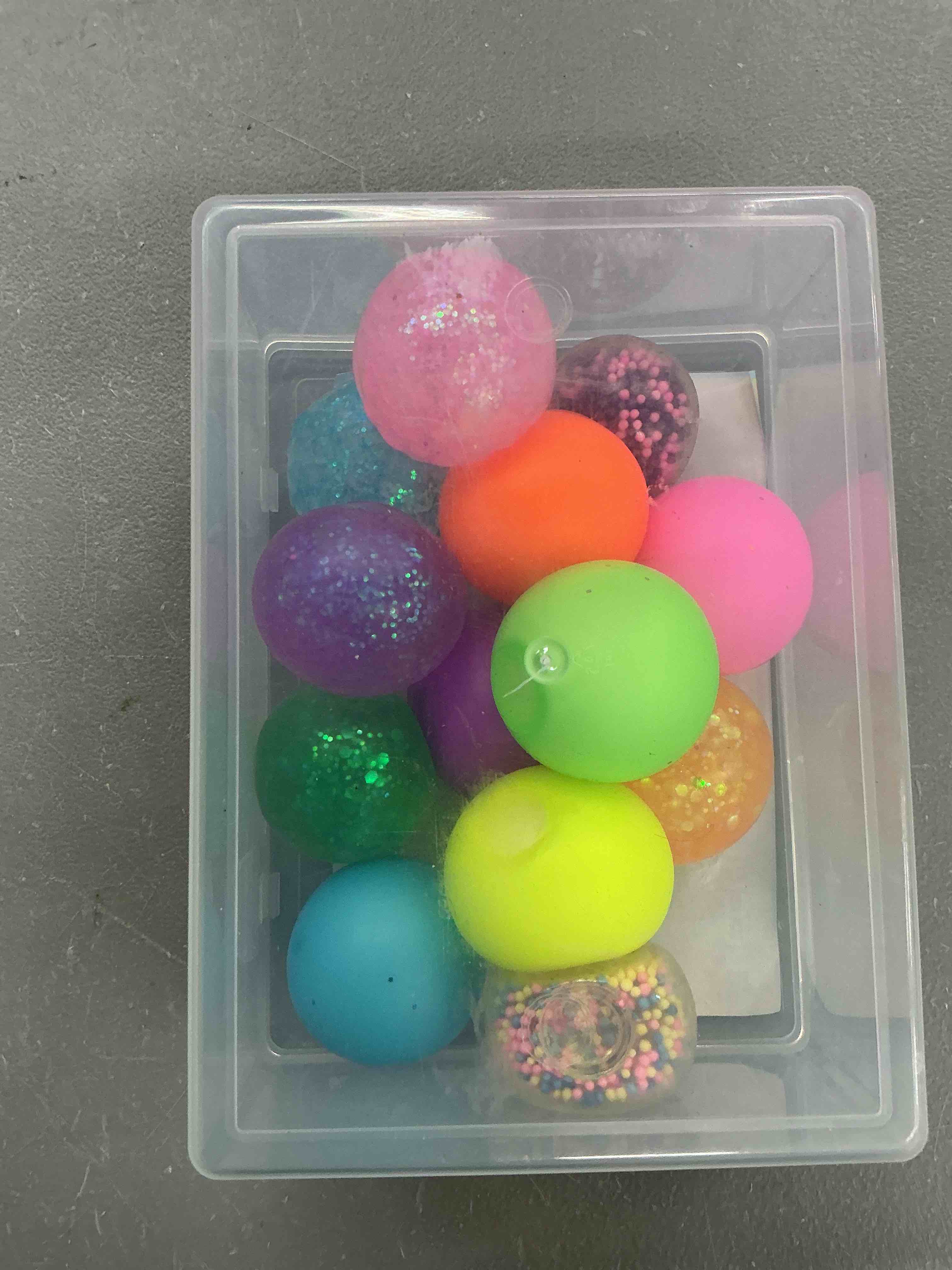 Condition photo showing Good Condition for 14 pack stress balls set, squishy stress ball, squeeze ball for adults, suqish squishies squeeze balls for adults stress relief, anxiety relief & focus 14 stress ball