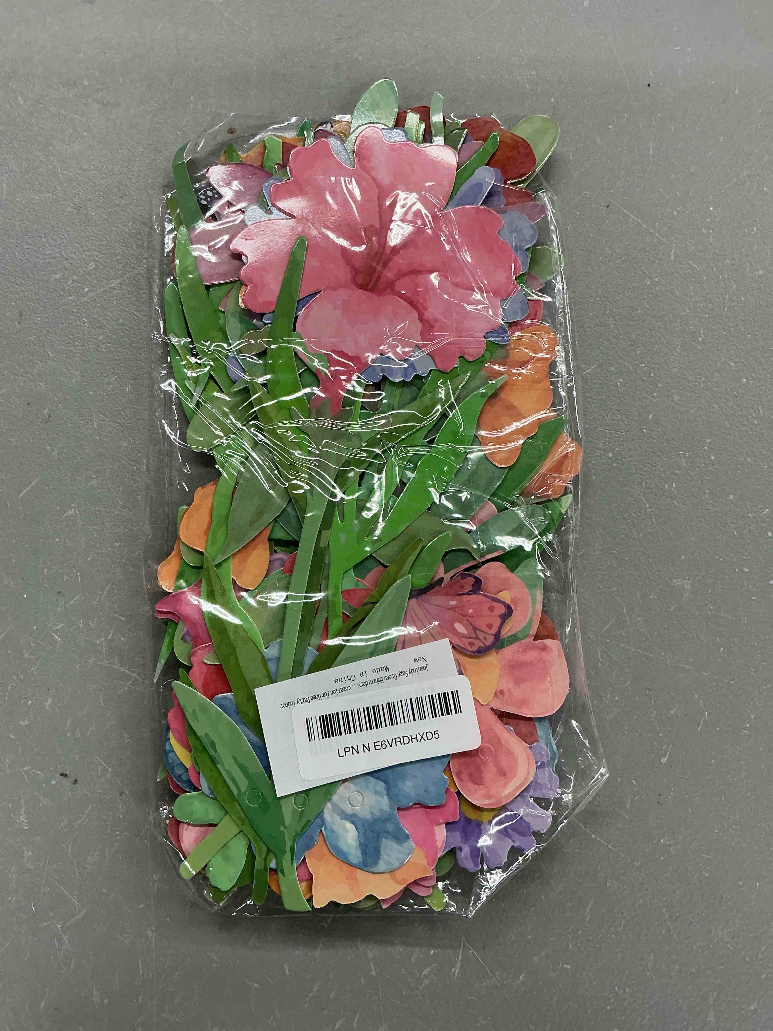 Condition photo showing Good Condition for 2pcs spring wildflower party hanging decorations, watercolor floral banners spring wildflower cutouts garland backdrop for spring summer girls garden birthday wedding party decor supplies, 9.8ft