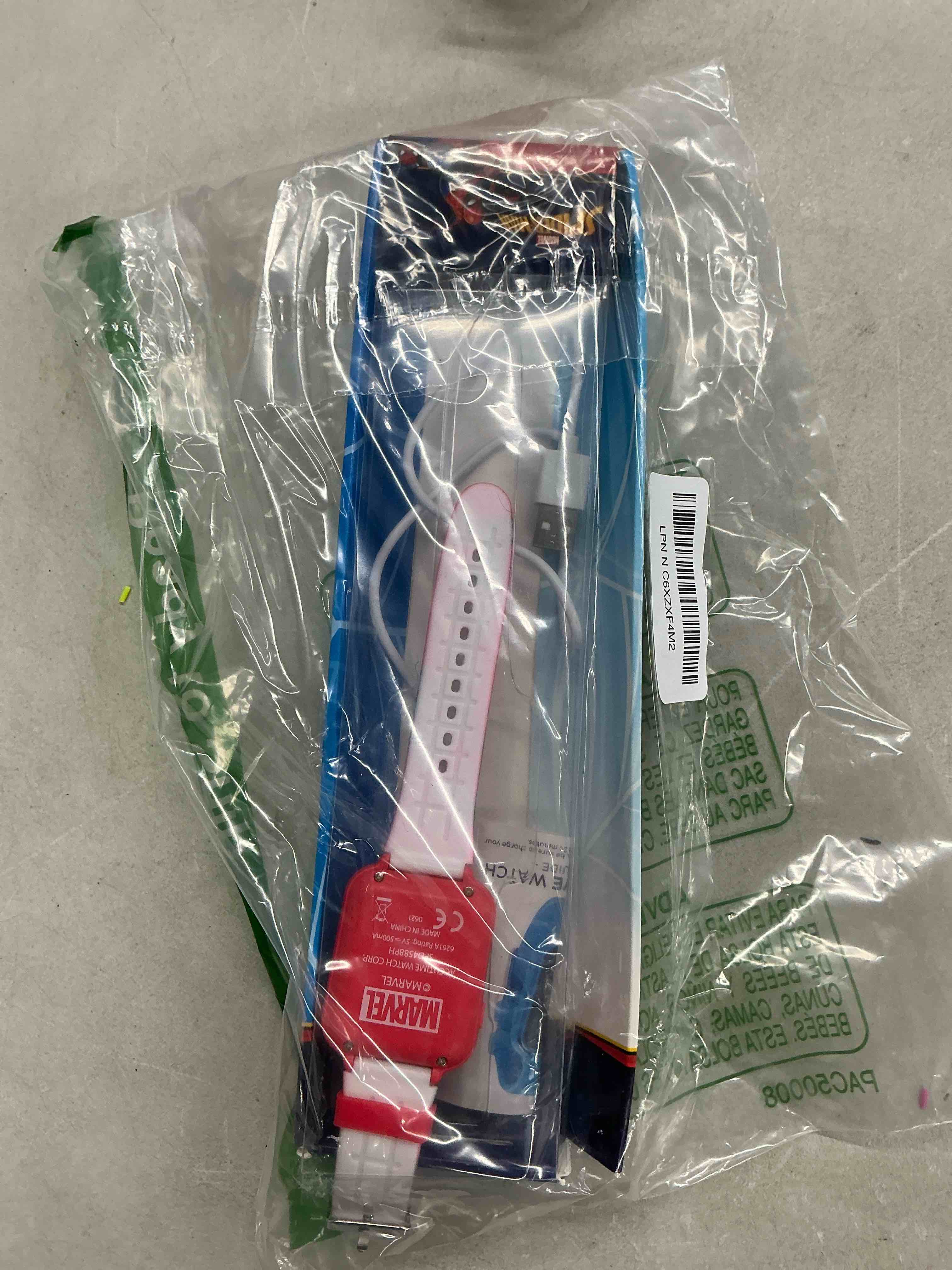 Condition photo showing Good Condition for accutime marvel spider-man red educational touchscreen smart watch toy for boys, girls, toddlers - selfie cam, learning games, alarm, calculator, pedometer, and more (model: spd4588az)