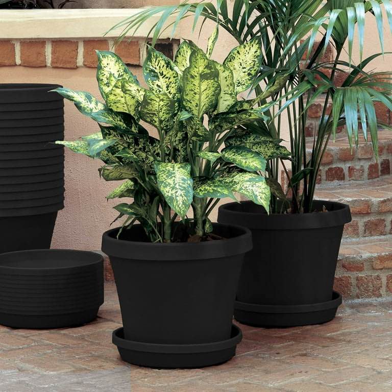 Bloem Terra Pot Planter 16  Black