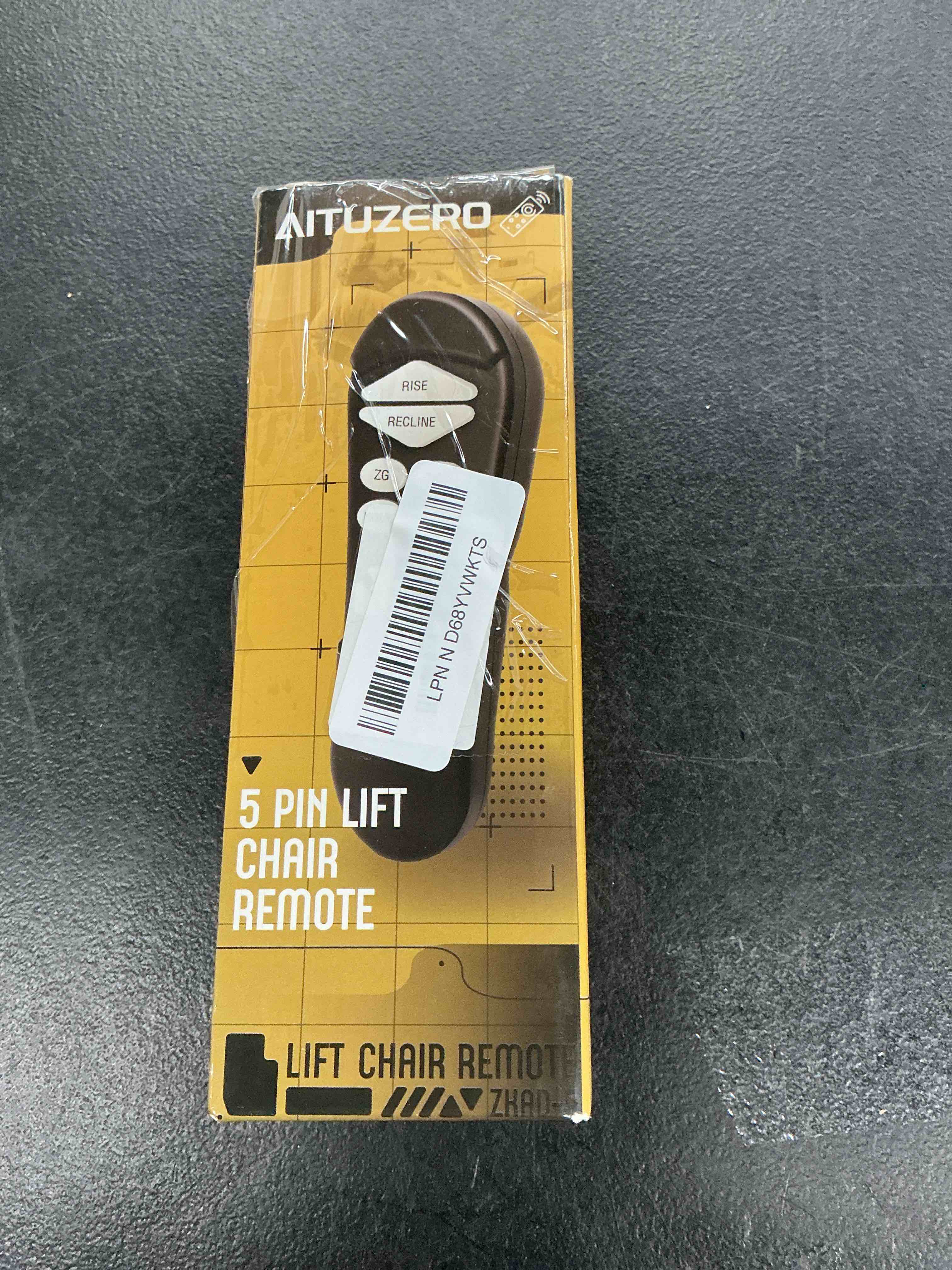 Condition photo showing Good Condition for zkad-5 5 pin lift chair remote only fit for 2 motors golden and ultra comfort chairs with 11 button(include sit or home, not twilight) remote, recliner hand control part 5-years free replacement