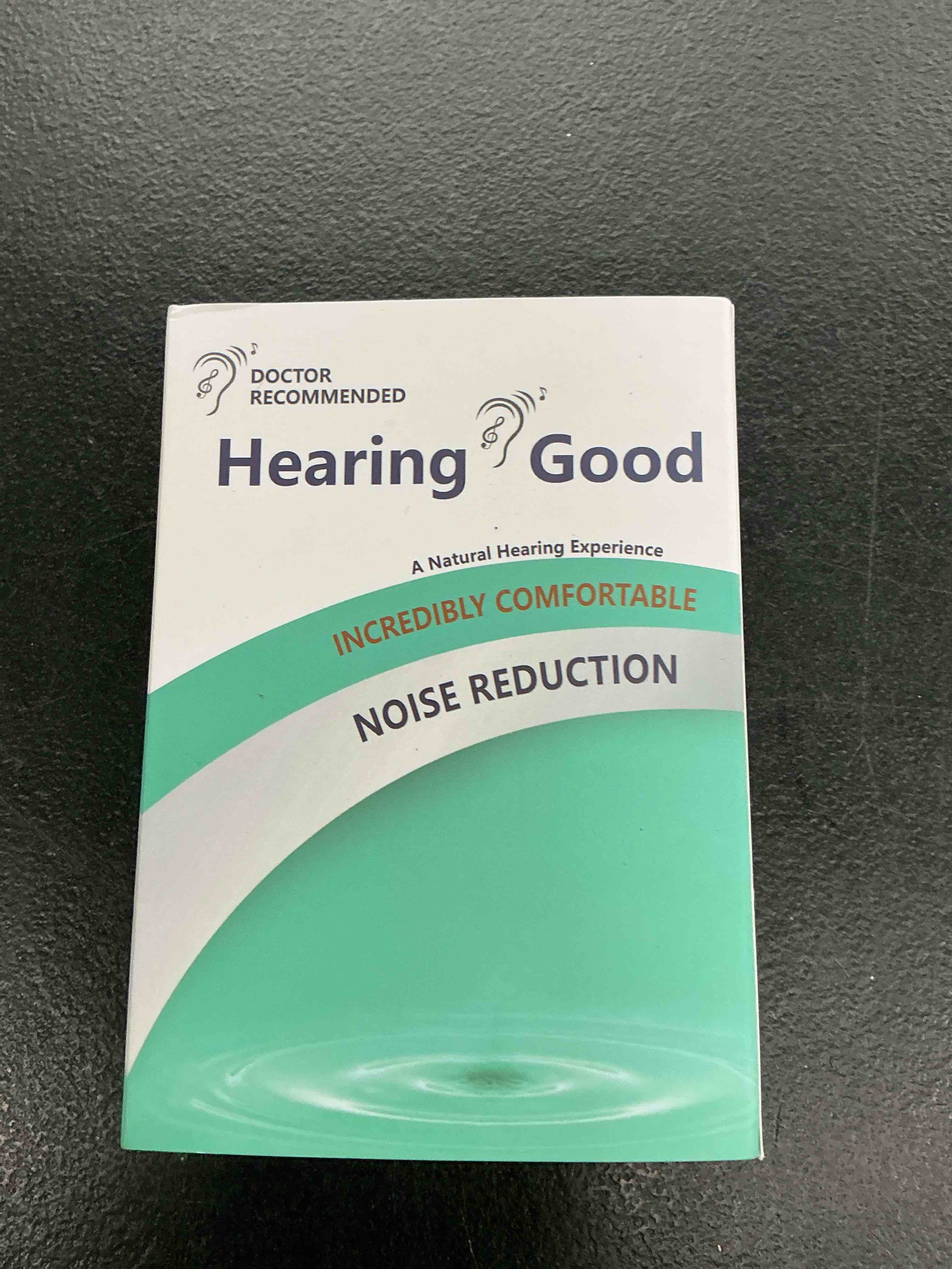 Condition photo showing New/Like New for hearing aids for seniors, hearing aid rechargeable for hearing loss, personal hearing amplifier with volume control and portable magnetic charging case, noise canceling hearing aids (whtie&skin)