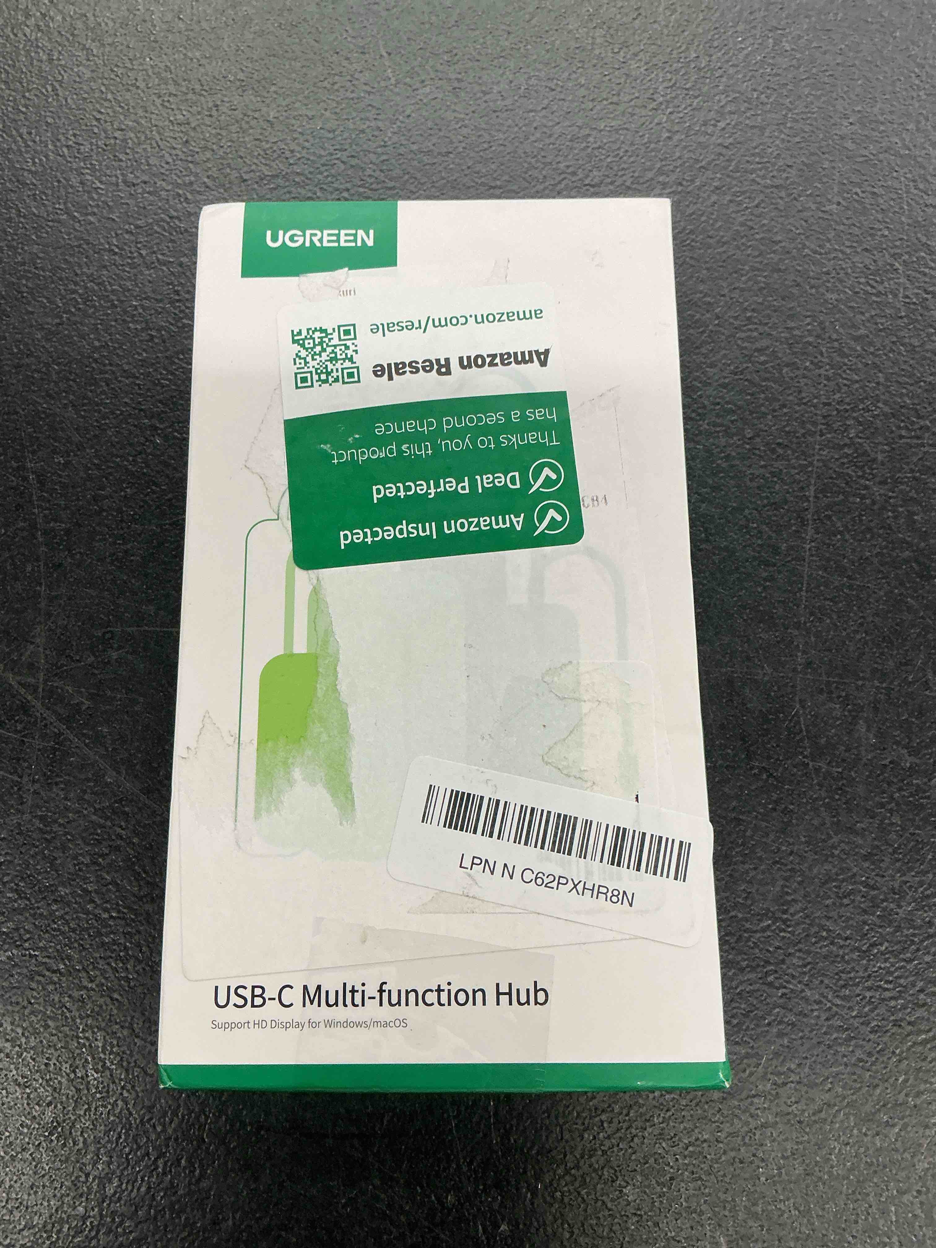 Condition photo showing Good Condition for ugreen revodok pro 9 in 1 usb c hub gigabit ethernet adapter 4k@60hz hdmi, 100w pd charging, usb a data ports, sd/tf card reader compatible with mac m1, m2, m3,m4, m5,steam deck