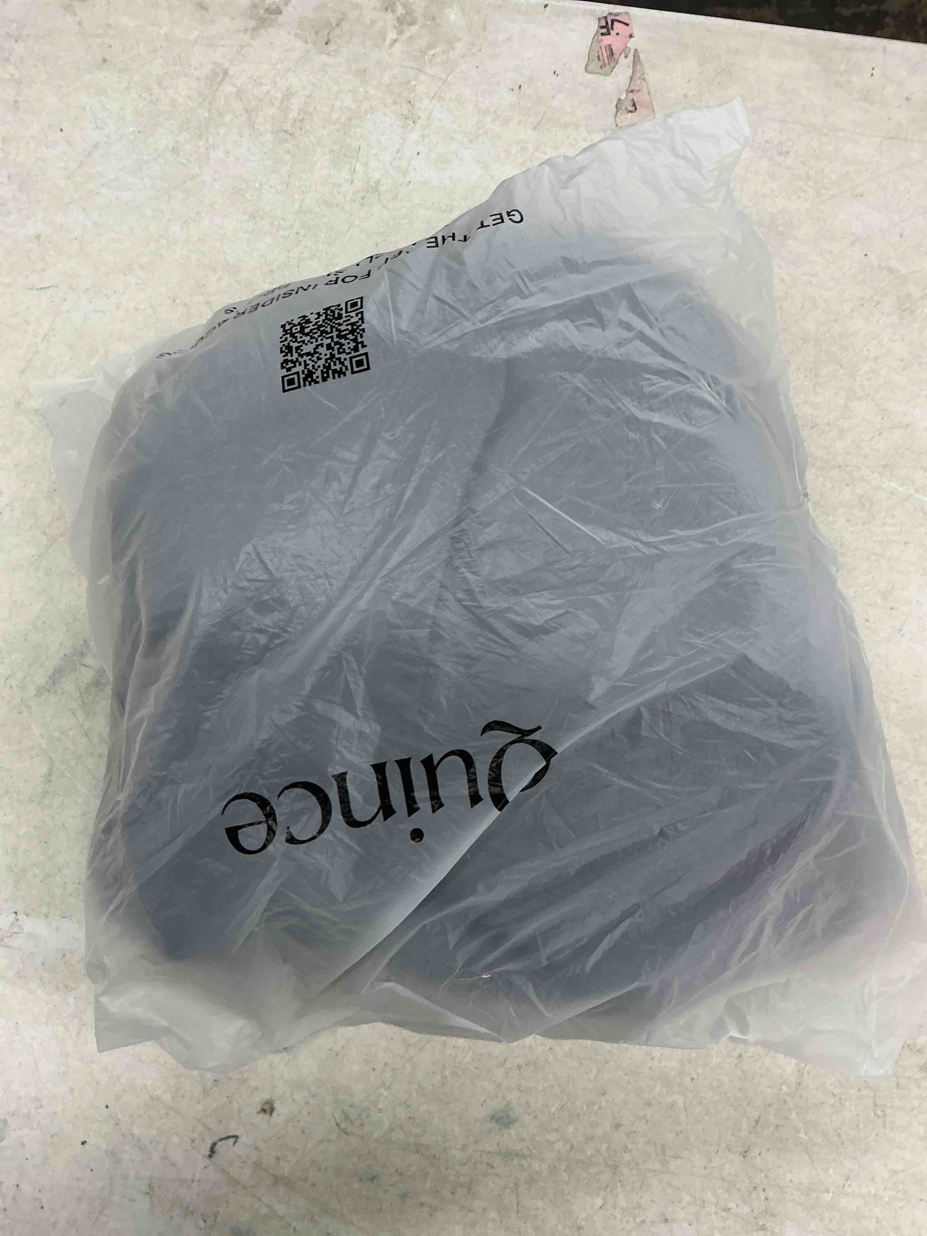 Condition photo showing Good Condition for quince european linen true blackout curtain - single panel, 96x96, storm