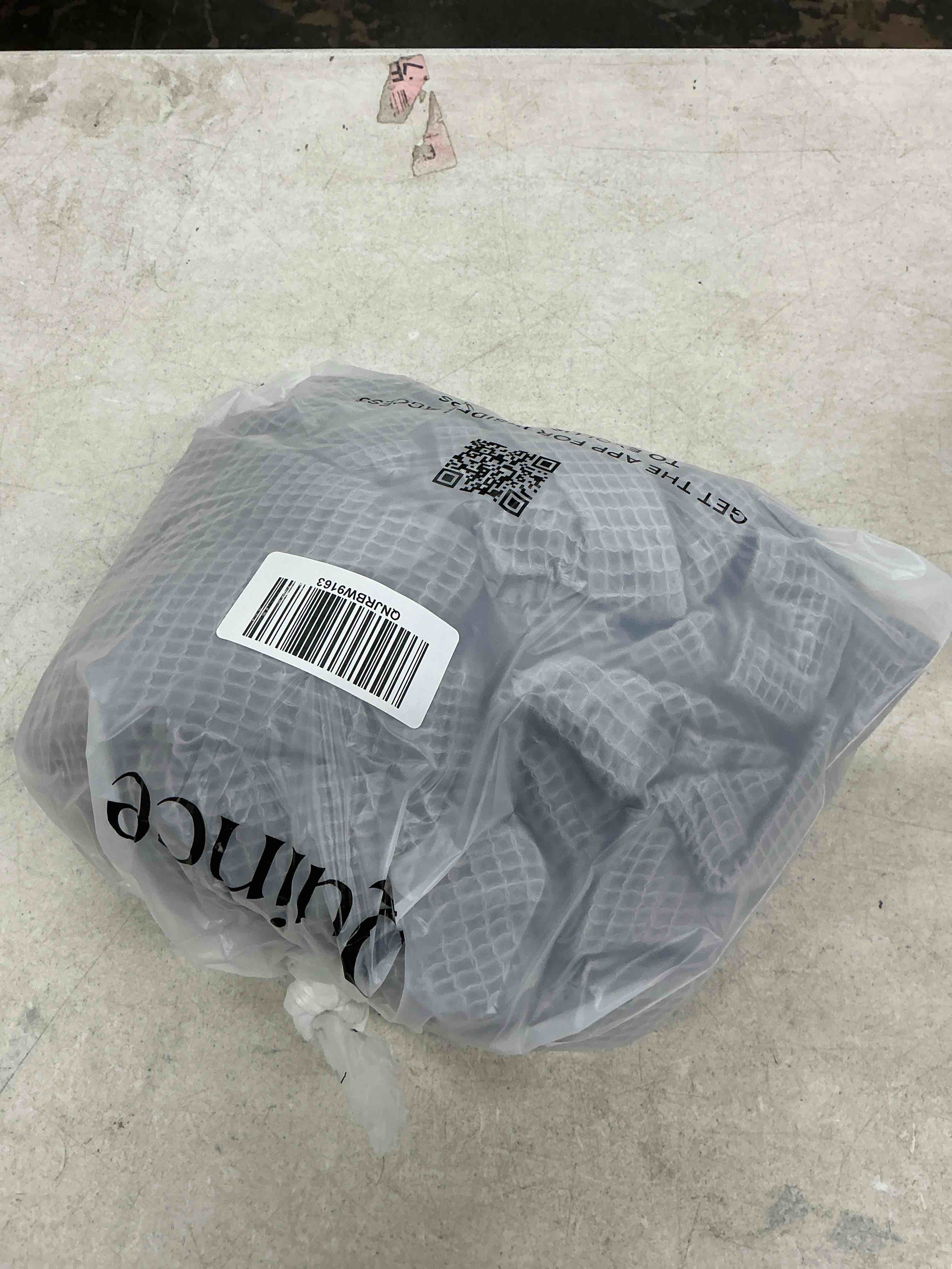 Condition photo showing Good Condition for quince organic turkish waffle robe, m, grey
