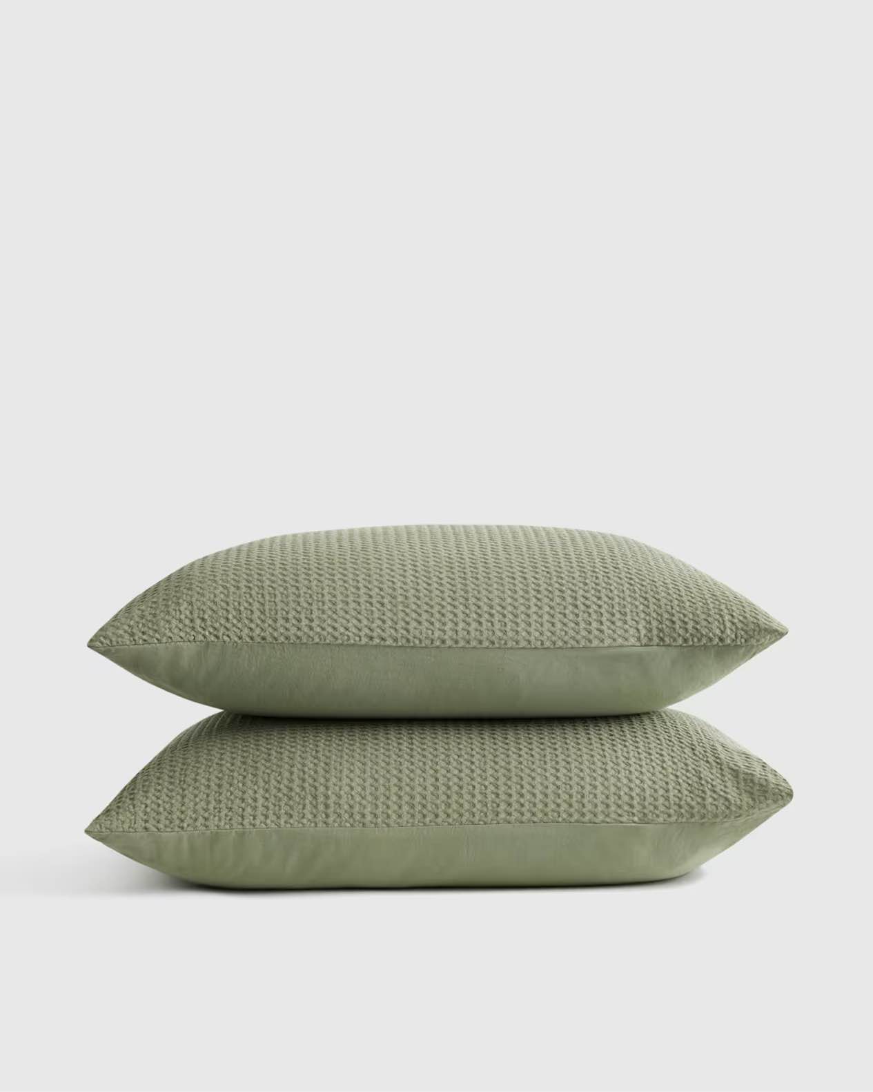 QUINCE Organic Luxe Honeycomb Sham Set