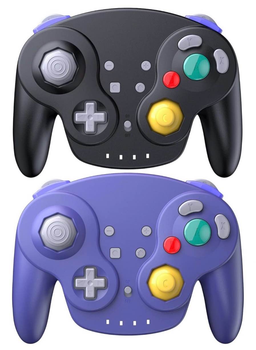 Reiso Classic USB NGC Wired Controller for Windows PC(Purple) 2 PACK 