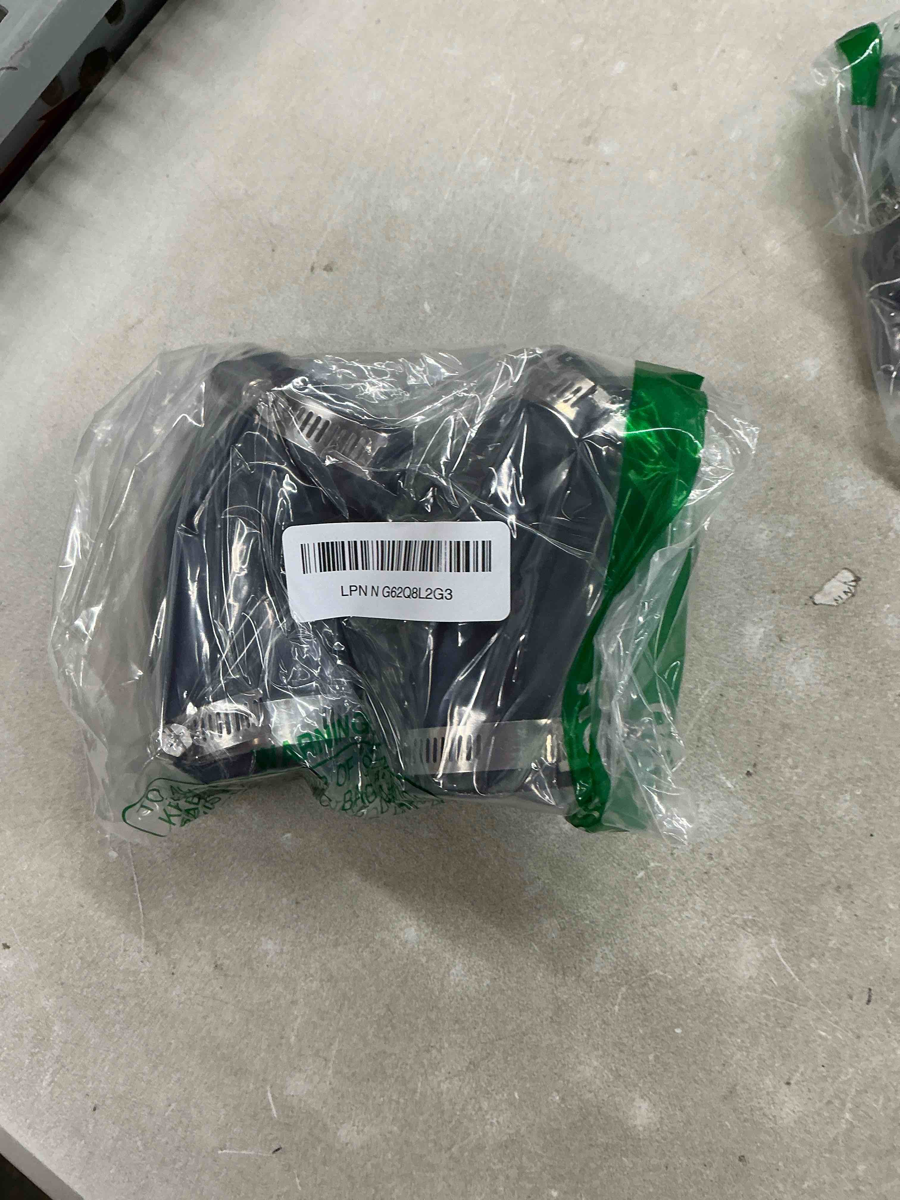 Condition photo showing Good Condition for 2 pack 2" 45-degree flexible elbow fitting, heavy duty rubber construction with 304 stainless steel clamps, leak-proof uv resistant pipe connector for marine bilge, dwv drainage, pump 2 inch