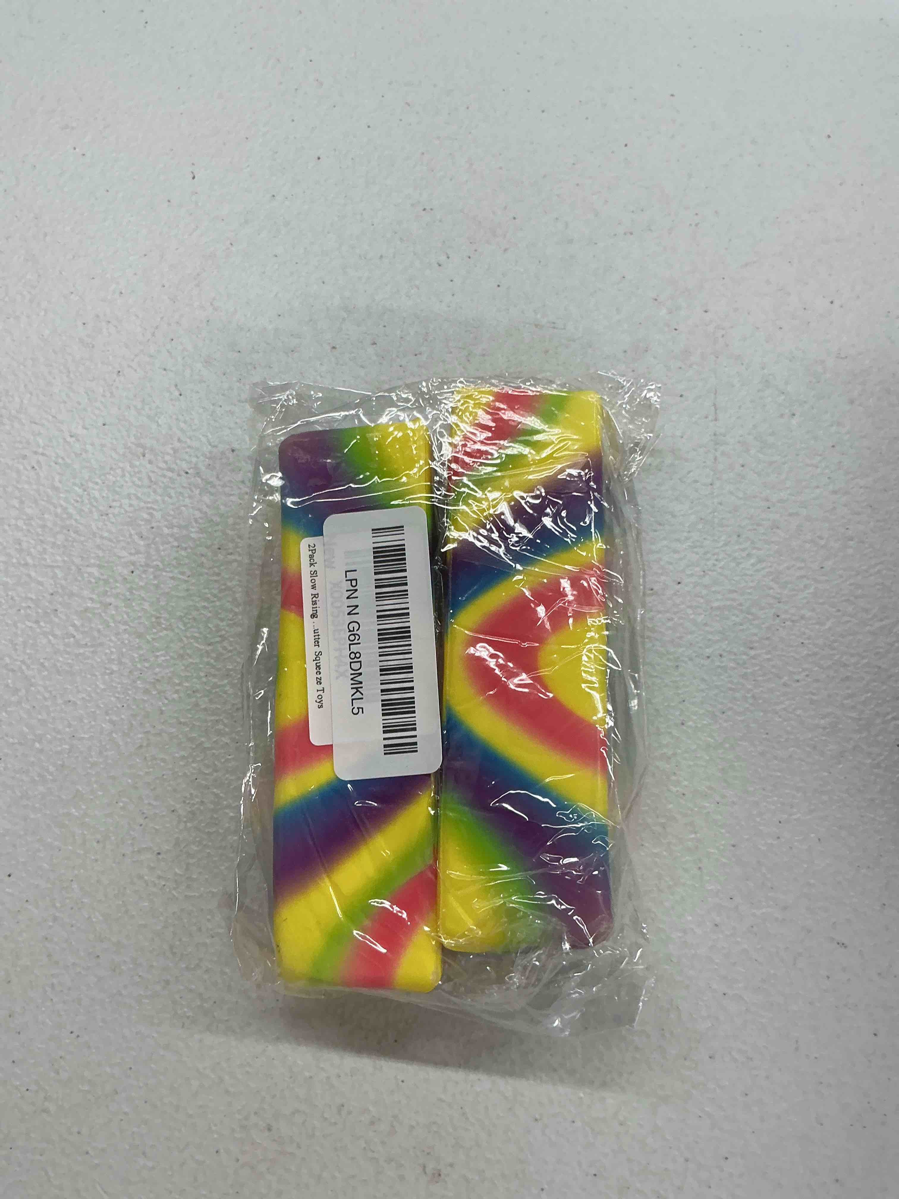 Condition photo showing Good Condition for 2pack squishy fidget toys, 2" marble swirl ice cube for kids adults | premium stress cube, unique patterns, sensory squeeze toys for stress relief, quiet desk fidgets for classroom & office