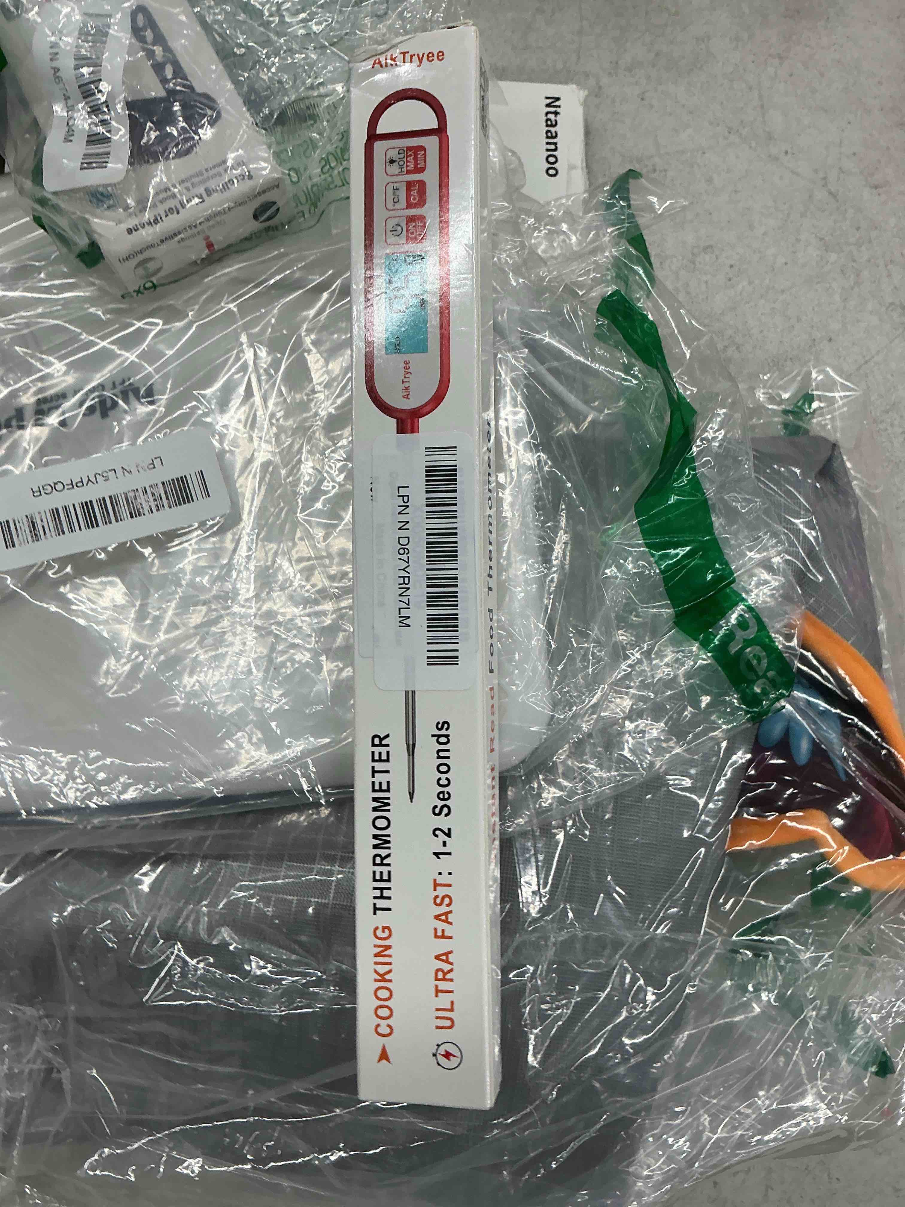 Condition photo showing Good Condition for digital instant read meat thermometer kitchen cooking food candy thermometer for oil deep fry bbq grill smoker thermometer by aiktryee