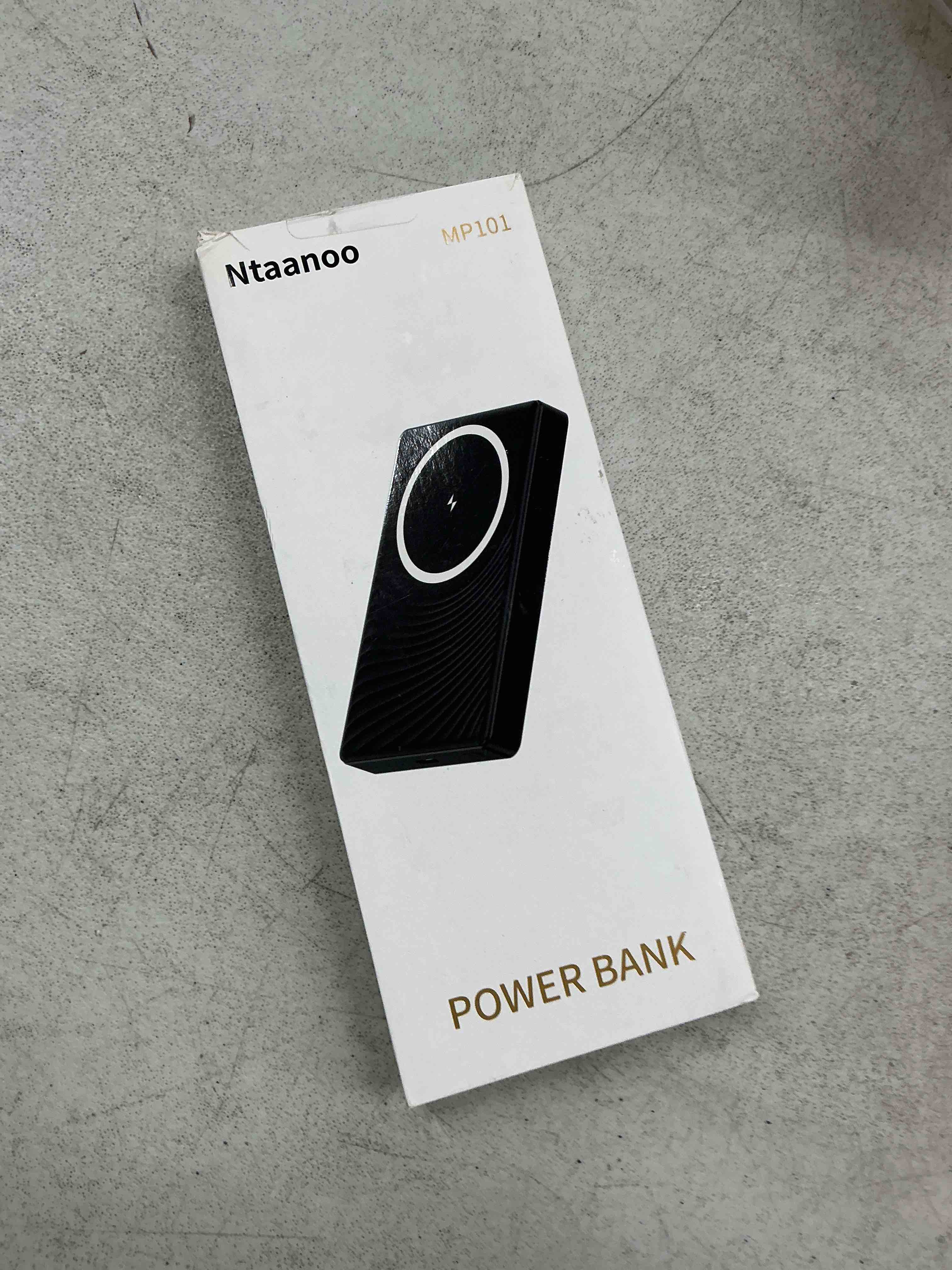 Condition photo showing Good Condition for 2026 for magsafe portable charger iphone, ultra slim magnetic power bank fast charging, wireless battery pack 10000mah, 20w powerbank compatible with i-phone air 17/16/15/14/13/12 series,jet black jet black 10000mah