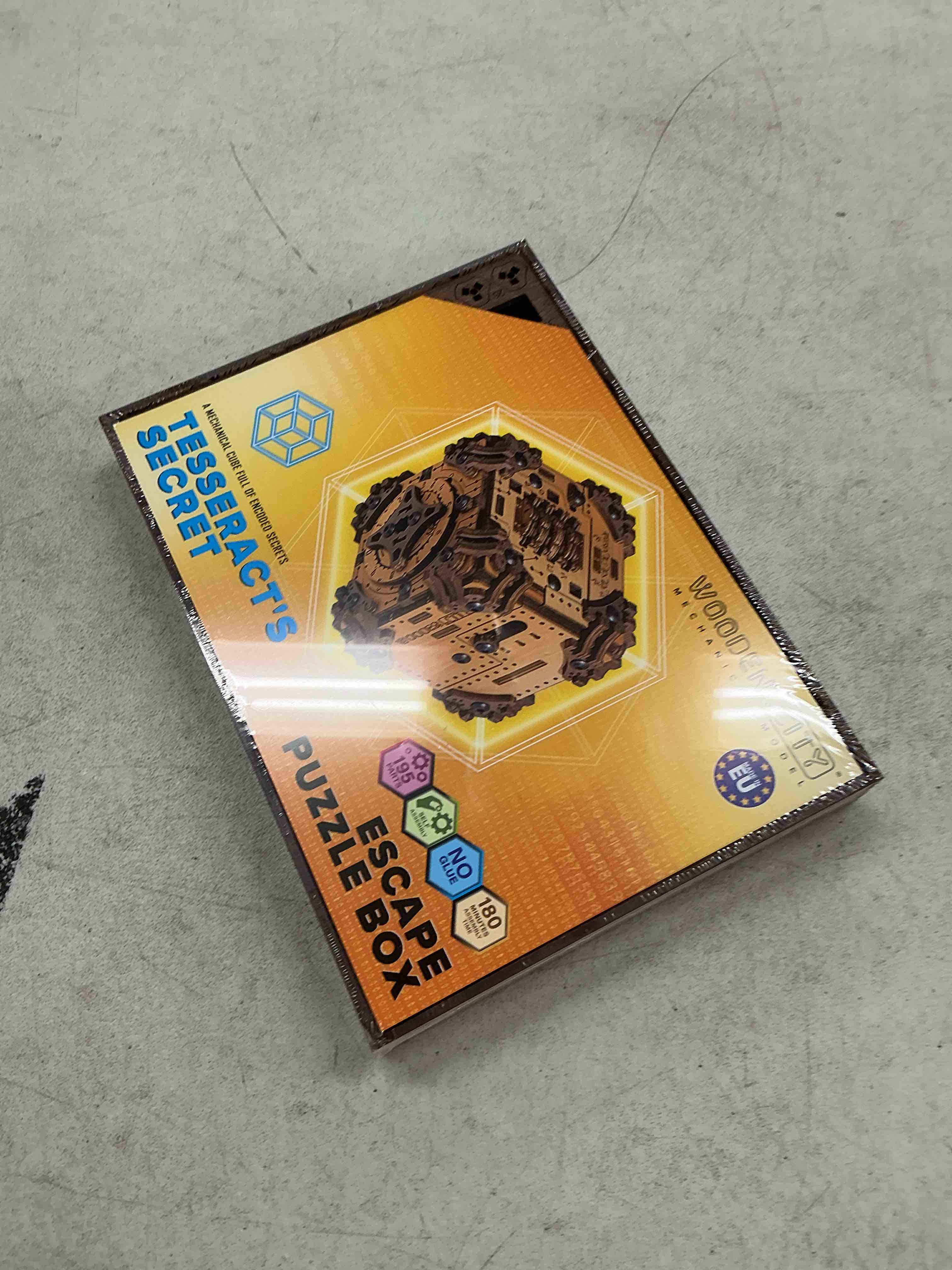 Condition photo showing New/Like New for wooden.city tesseract's secret - wooden puzzle box for adults - 3d brain teaser puzzle kit - escape room in a box challenge - unique gift for men & women - made in eu - 3d wooden puzzles for adults